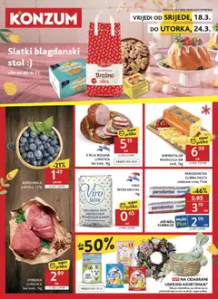 Konzum HR akciós újság - amely érvényes a következő dátumtól: 18.03.2026