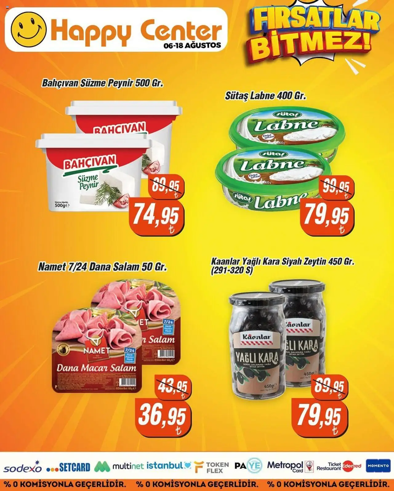Happy Center Katalog - 06.08.2025 tarihinden itibaren geçerlidir | Sayfa: 32 | Ürünler: Peynir, Salam, Süzme peynir, Zeytin