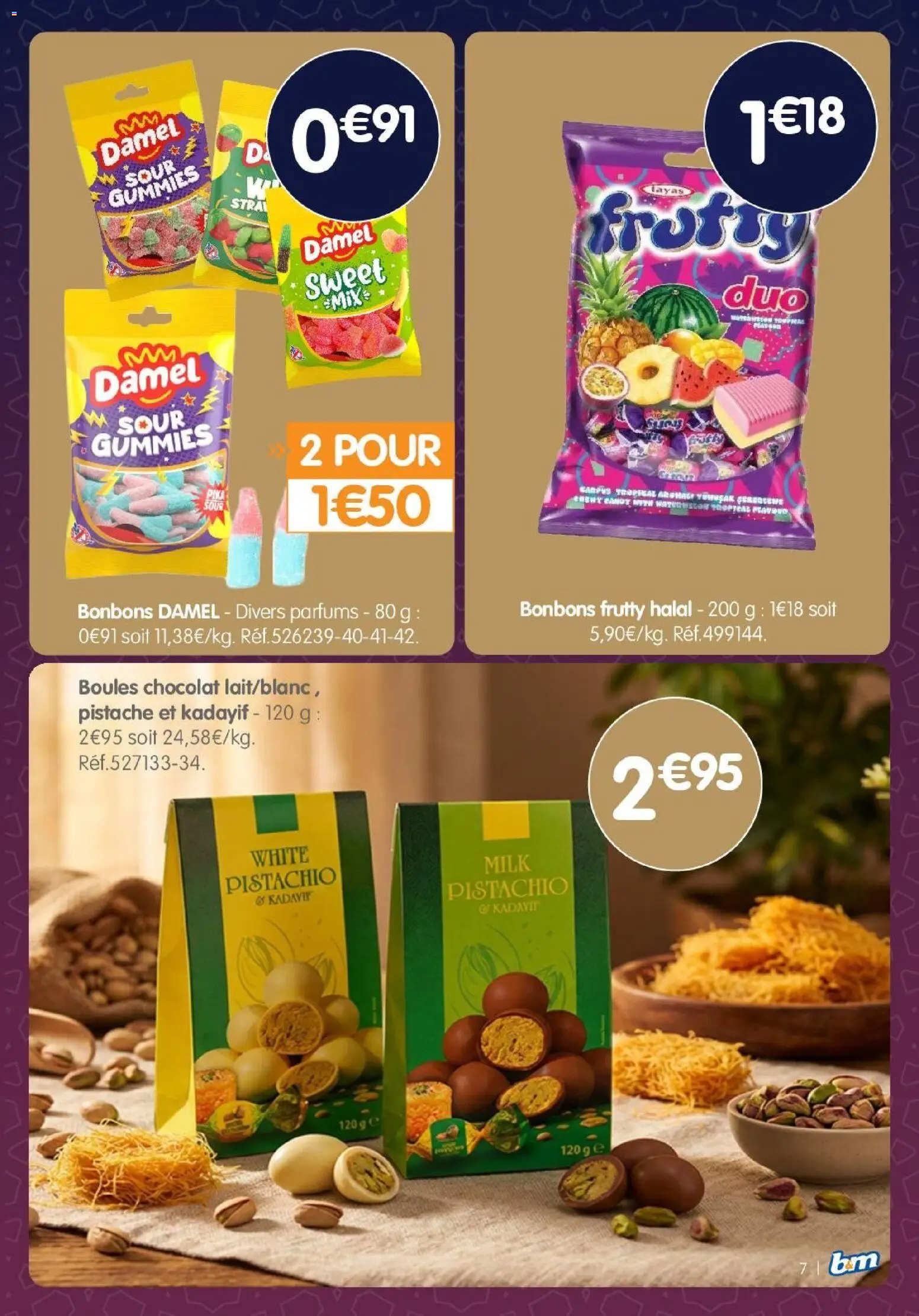 {H1} | Page: 7 | Produits: Chocolat, Bonbons