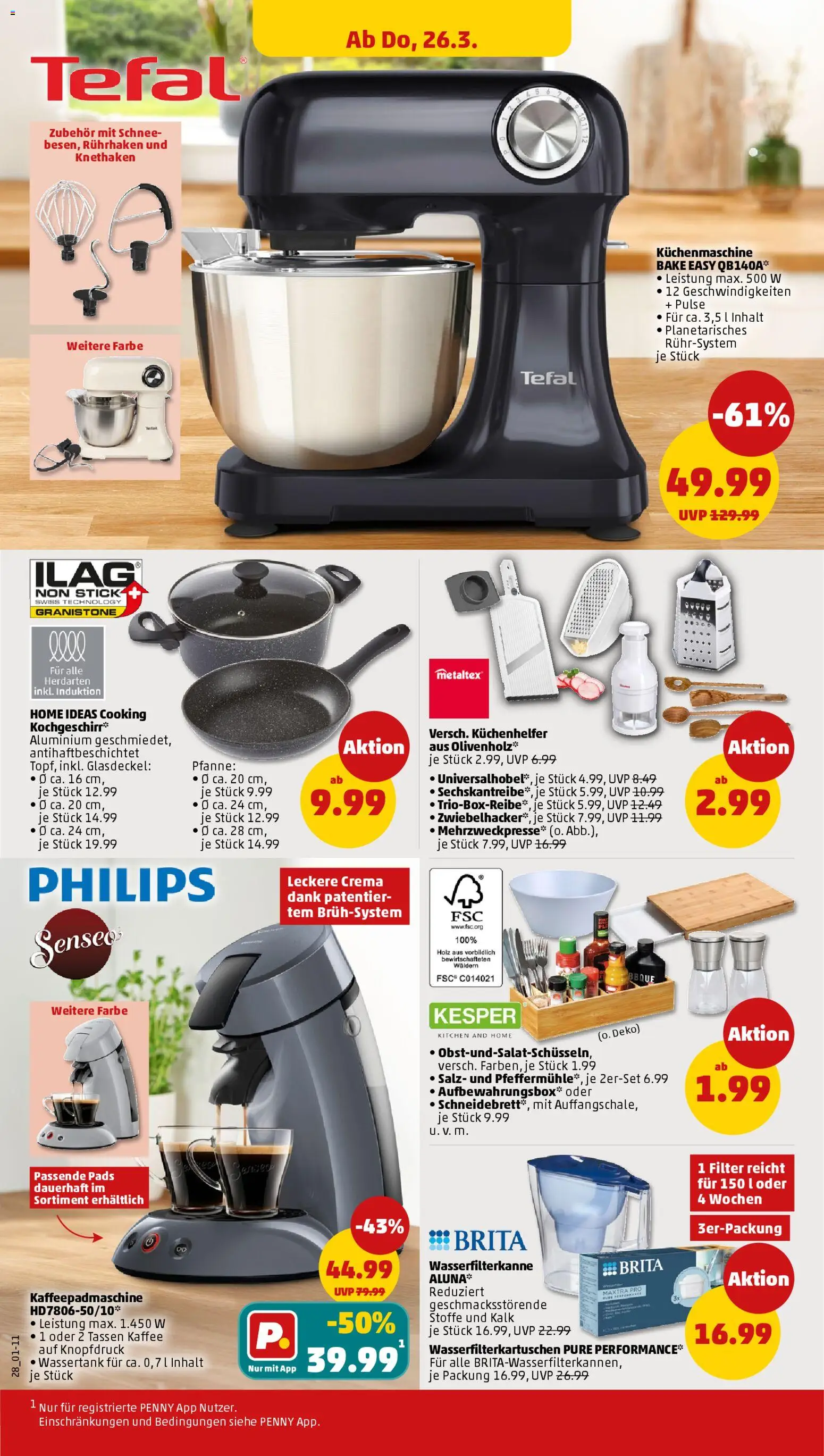 Penny Prospekt 	 – gültig ab 23.03.2026 | Seite: 30 | Produkte: Philips, Senseo, Kaffee, Salz
