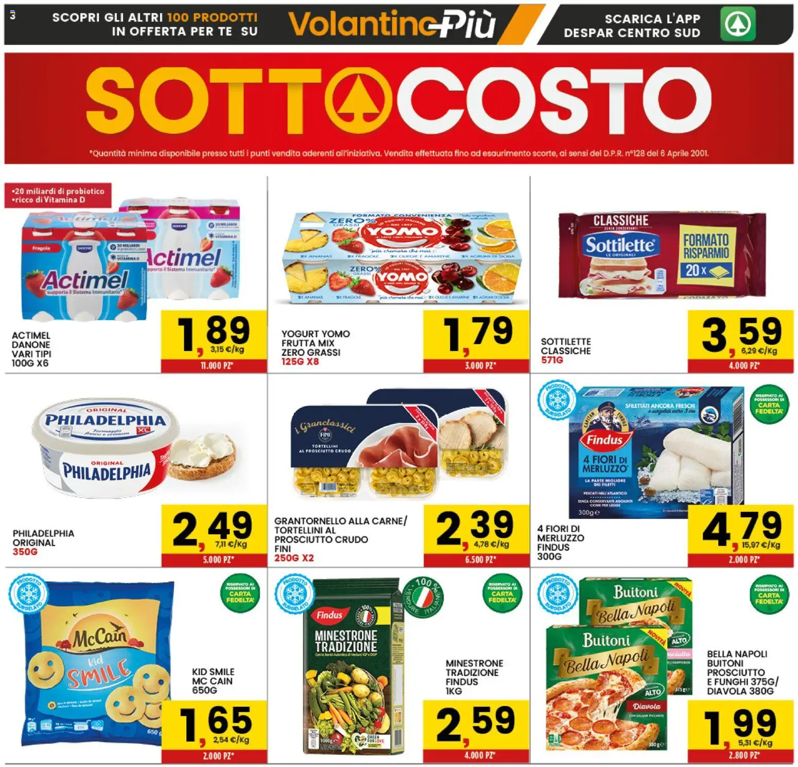 Volantino Interspar del 17.11.2025 | Pagina: 3 | Prodotti: Prosciutto Crudo, Salame, Merluzzo, Prosciutto