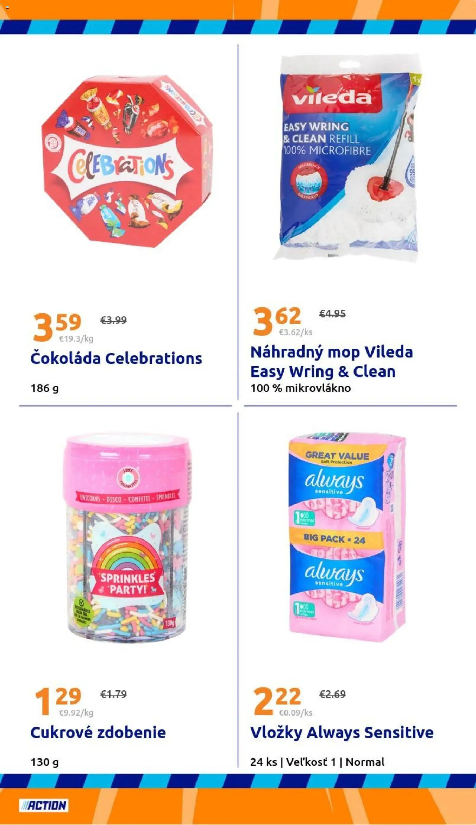 Nové Action akcie – leták je platný od 21.01.2026 | Strana: 27 | Produkty: Mop, Čokoláda