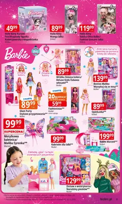 Pogląd oferty "E.Leclerc Gazetka - Elbląg zabawki" - ważna od 12.11.2025 | Strona: 9 | Produkty: Karta, Lalka, Barbie, Basen