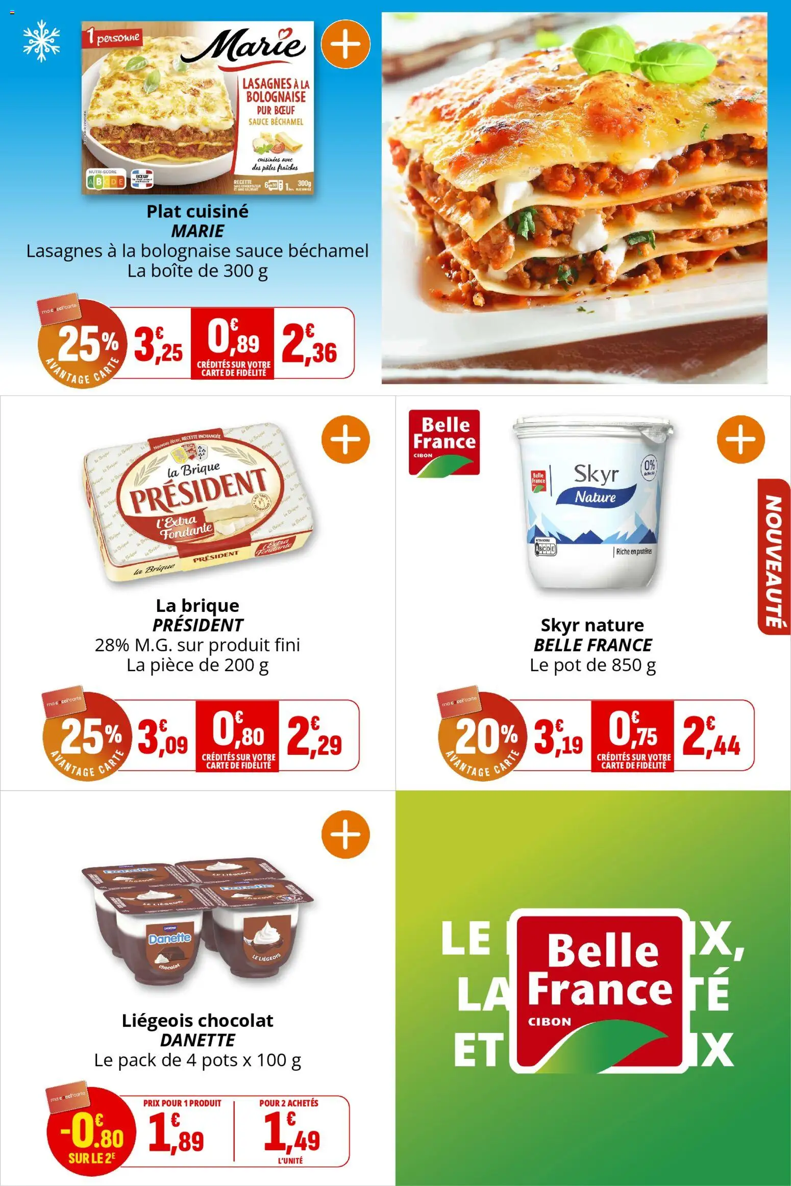 {H1} | Page: 14 | Produits: Pâtes fraîches, Chocolat, Pâtes, Skyr