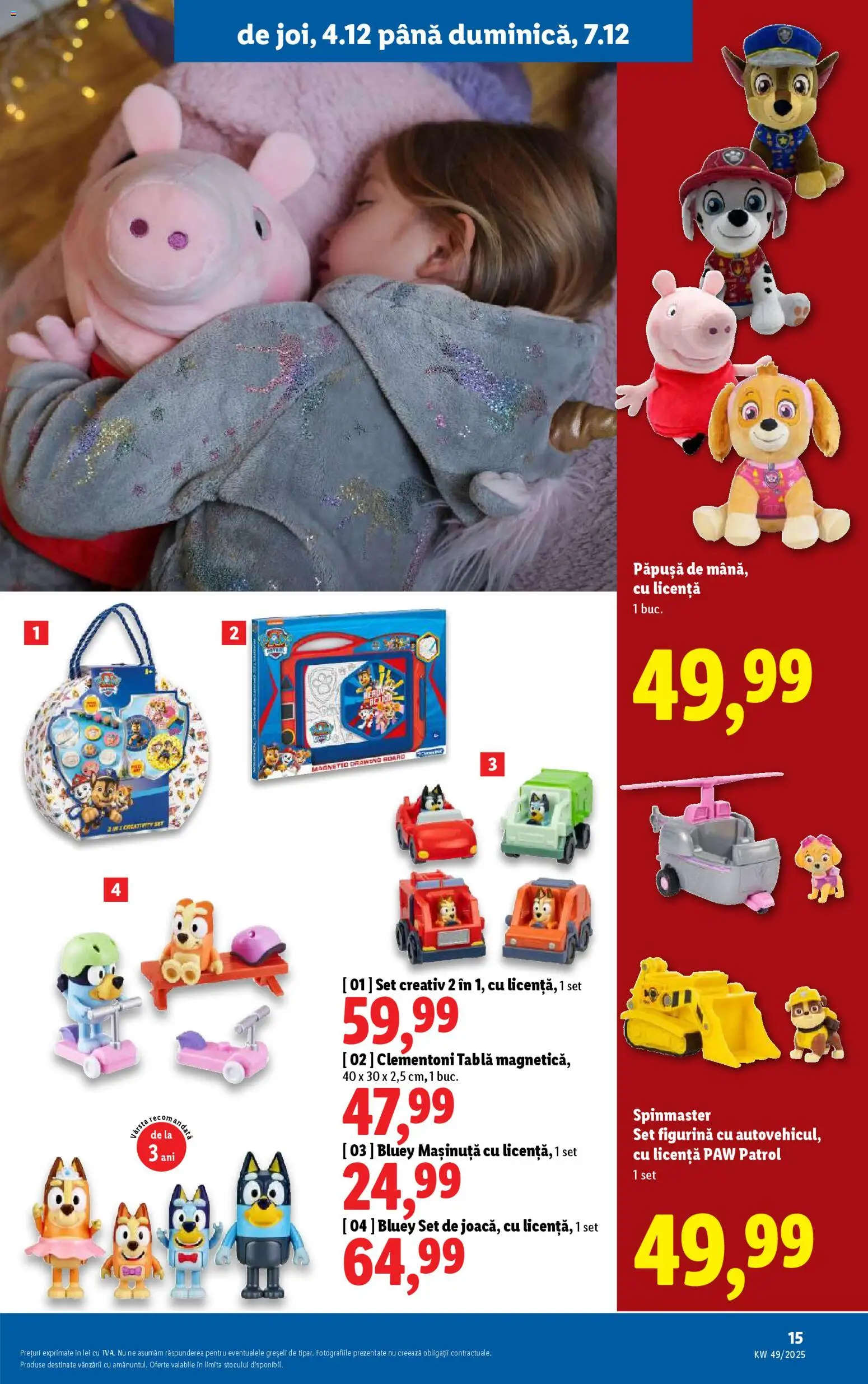 Noul catalog Lidl – valabil de la 01.12.2025 | Pagină: 15 | Produse: Tablă