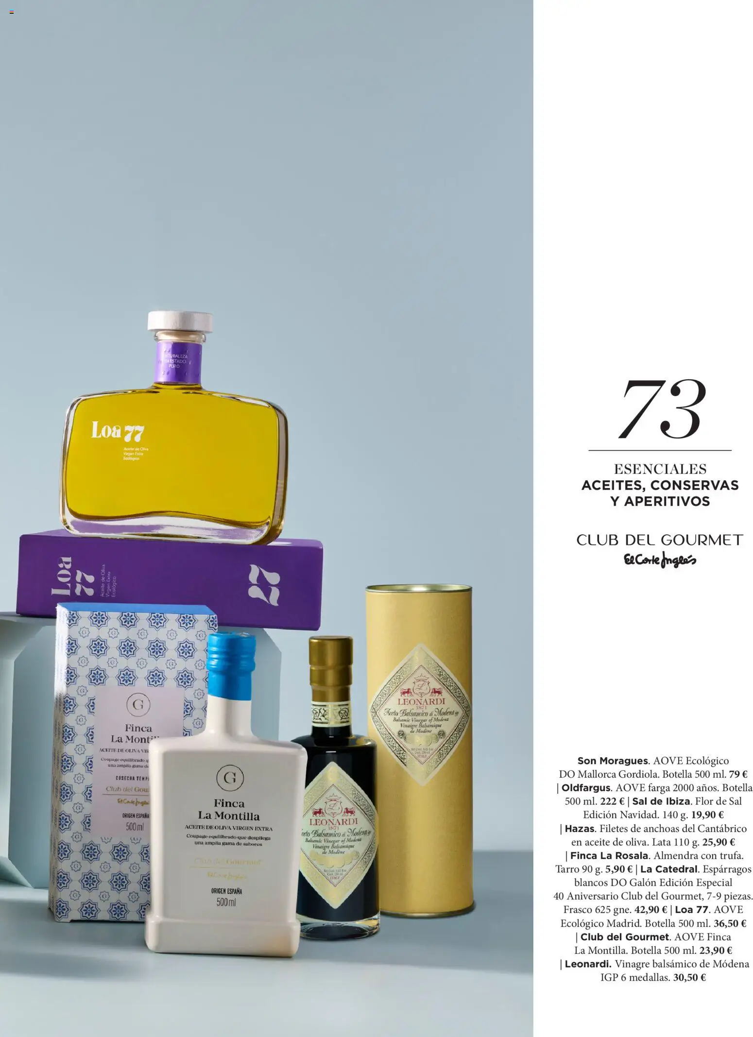 El Corte Inglés ofertas │ válido desde el 19.11.2025 | Página: 73 | Productos: Aceite, Νερό καρύδας, Aceite de oliva, Δεξαμενή