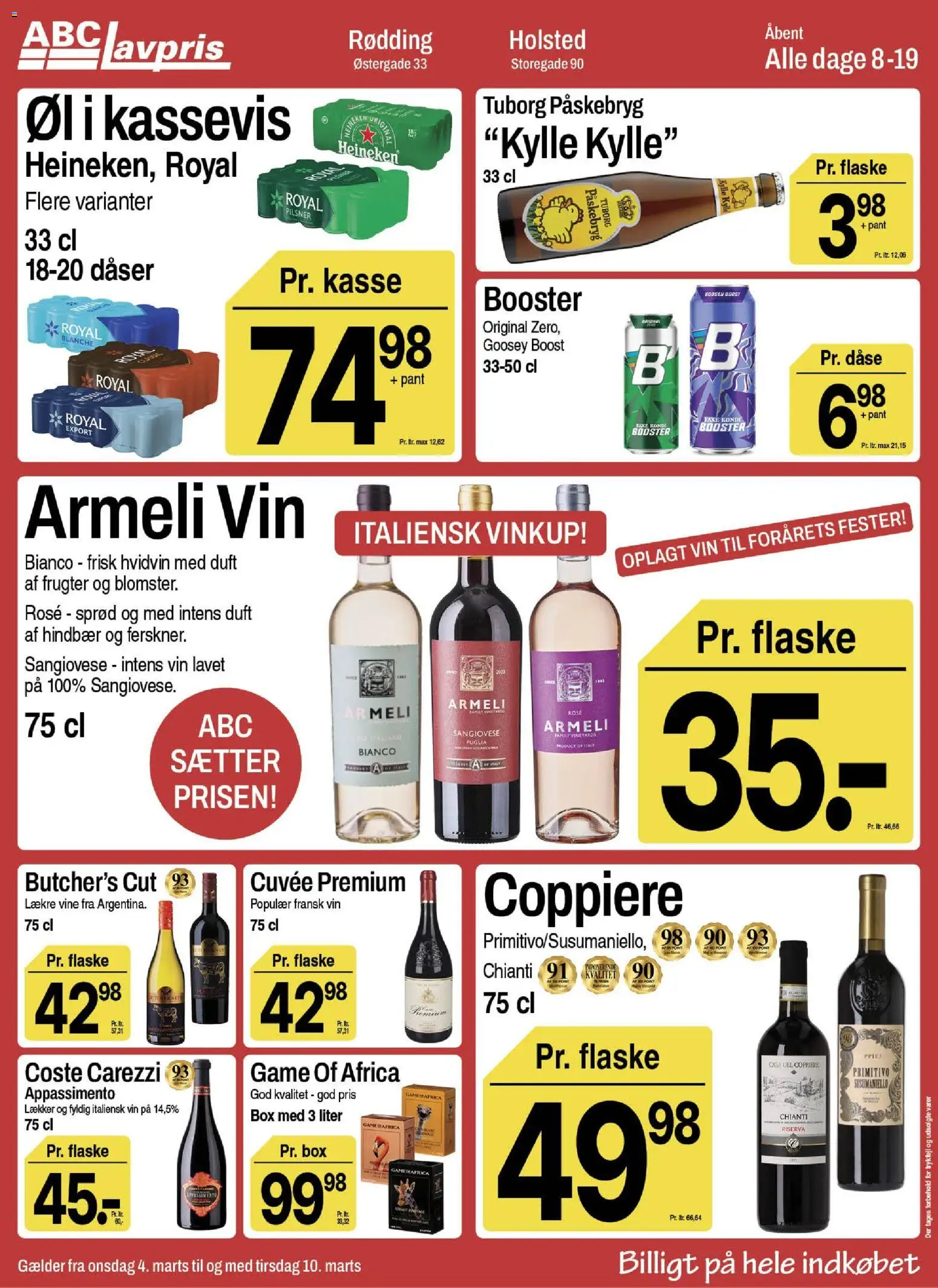 Abc Lavpris tilbudsavis – gyldig fra 04.03.2026 | Side: 9 | Produkter: Duft, Vin, Øl, Hindbær