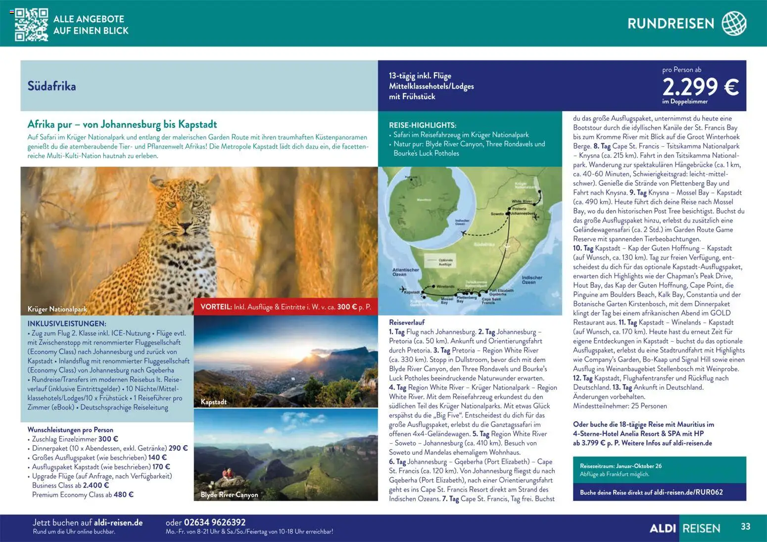 Aldi Reisen Traumreisen – gültig ab 01.11.2025 | Seite: 33 | Produkte: HP, Uhr