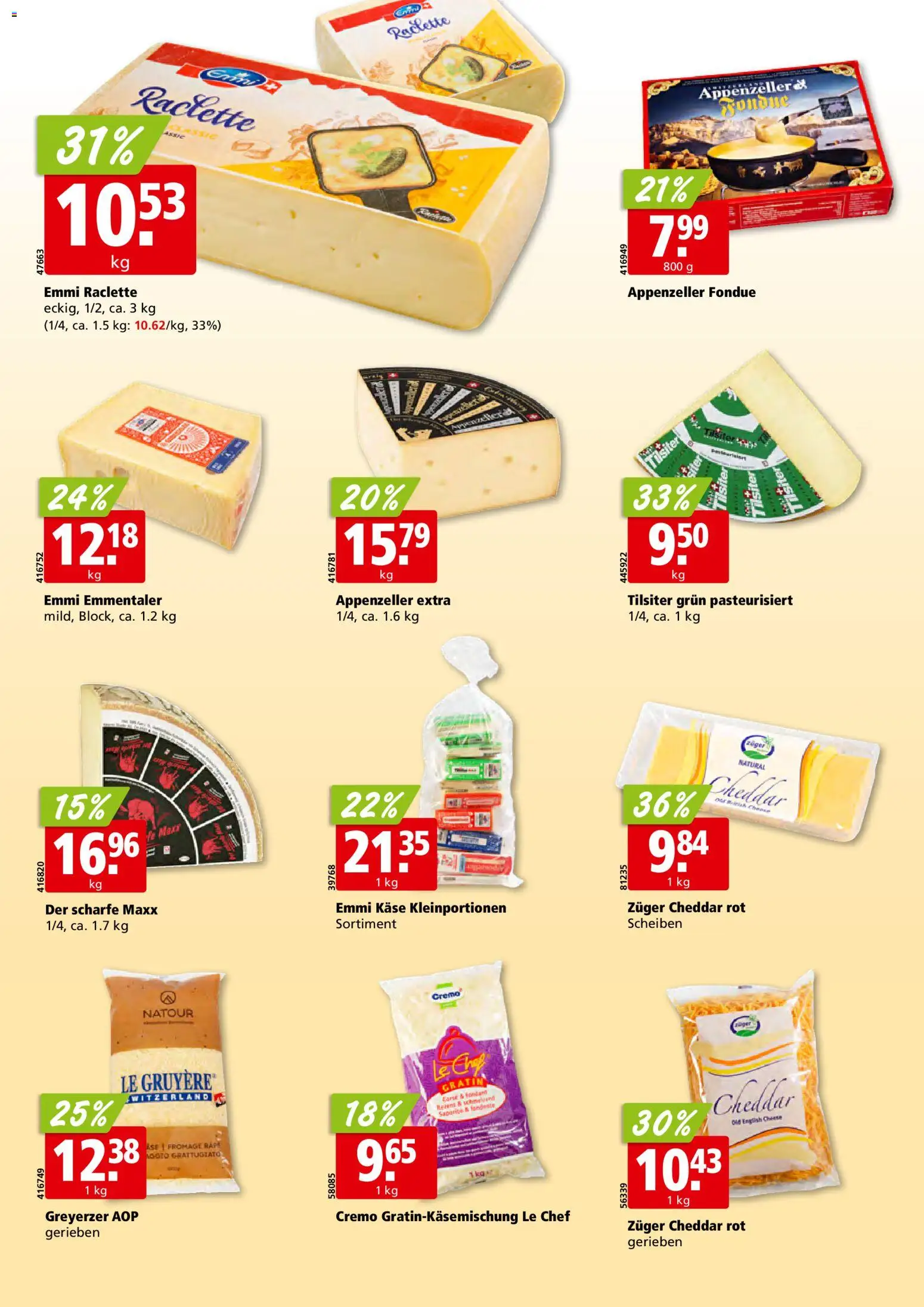 Aligro Aktionen – gültig ab 08.12.2025 | Seite: 18 | Produkte: Käse, Raclette, Fondue