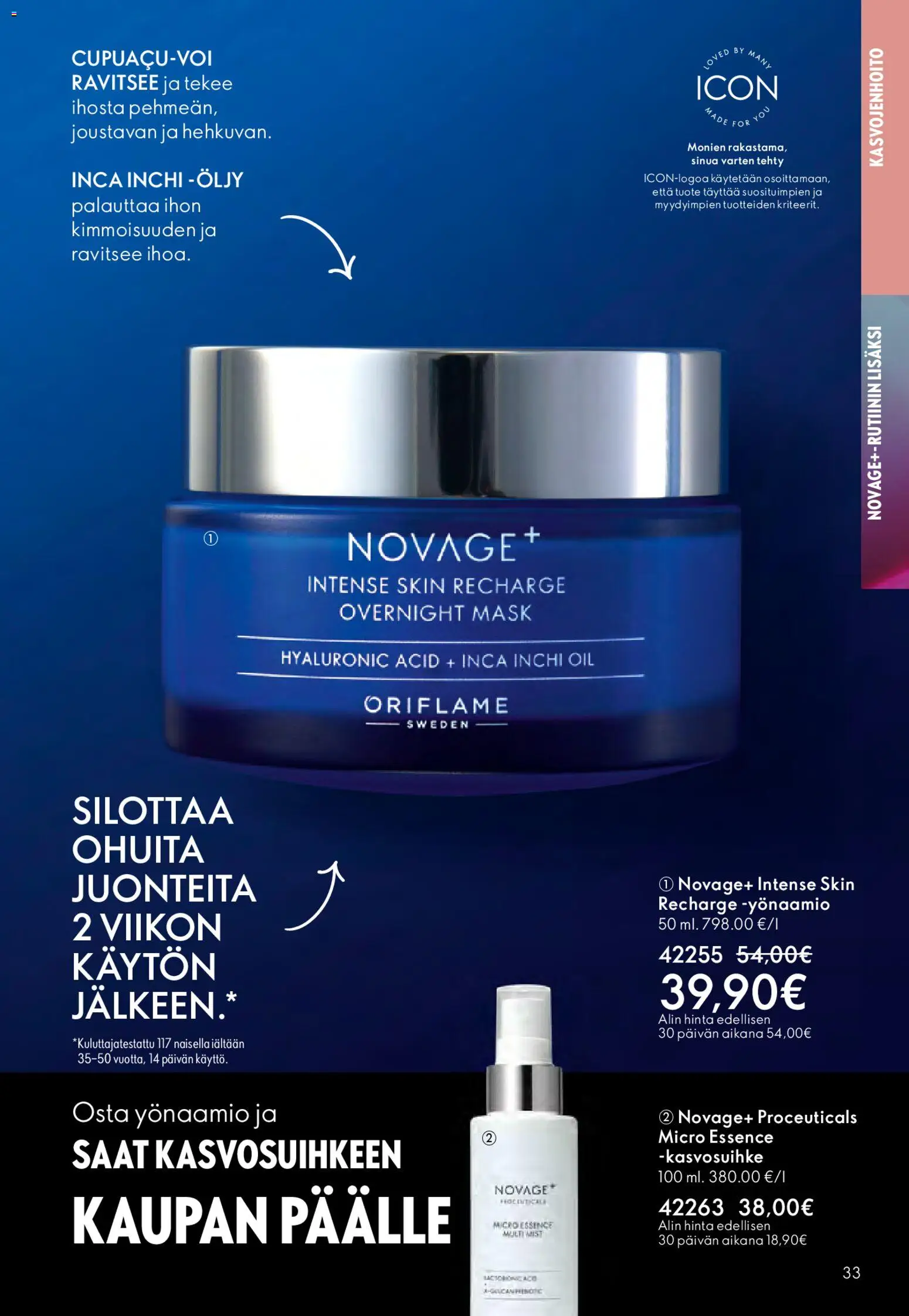 Oriflame - Esite 05 – voimassa 01.04.2026 alkaen | Sivu: 33 | Tuotteet: Öljy