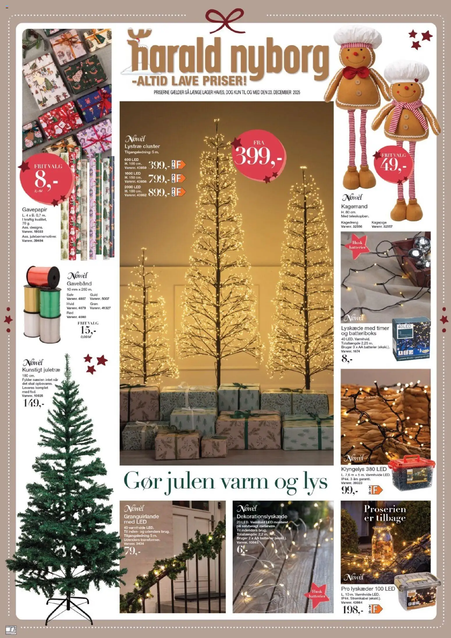 Harald Nyborg tilbudsavis – gyldig fra 20.11.2025 | Side: 1 | Produkter: Batterier