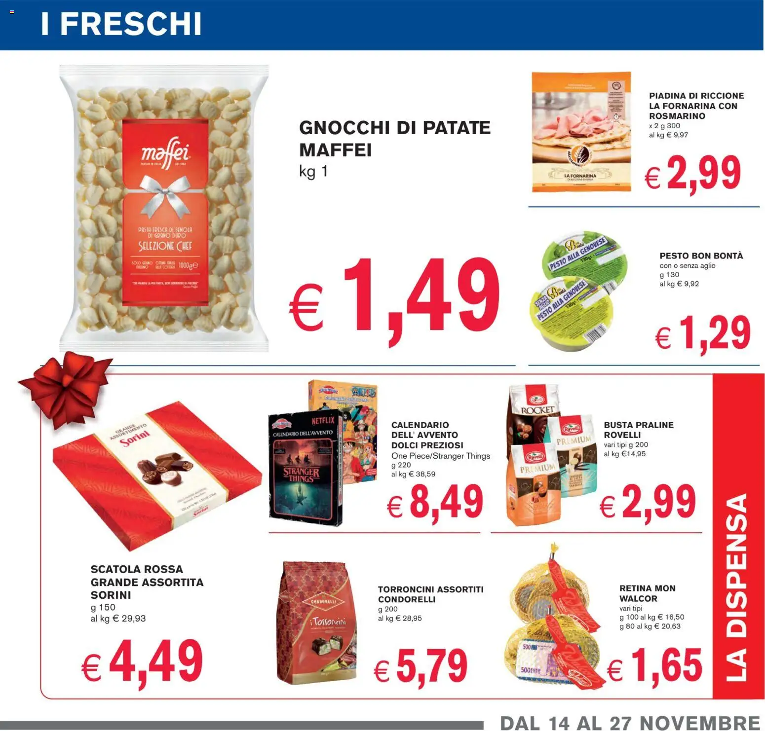 Volantino Coal del 14.11.2025 | Pagina: 7 | Prodotti: Rosmarino, Aglio, Pasta, Piadina