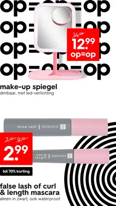 Hema folder / publicité - Voorbeeld van een folder van Hema, geldig van 27.10.2025 | Pagina: 10 | Producten: Spiegel, Mascara