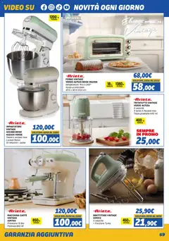 Anteprima del volantino Orizzonte Elettrodomestici catalogo valido a partire dal 01.11.2025 | Pagina: 69 | Prodotti: Caffè, Sbattitore, Tritatutto, Forno