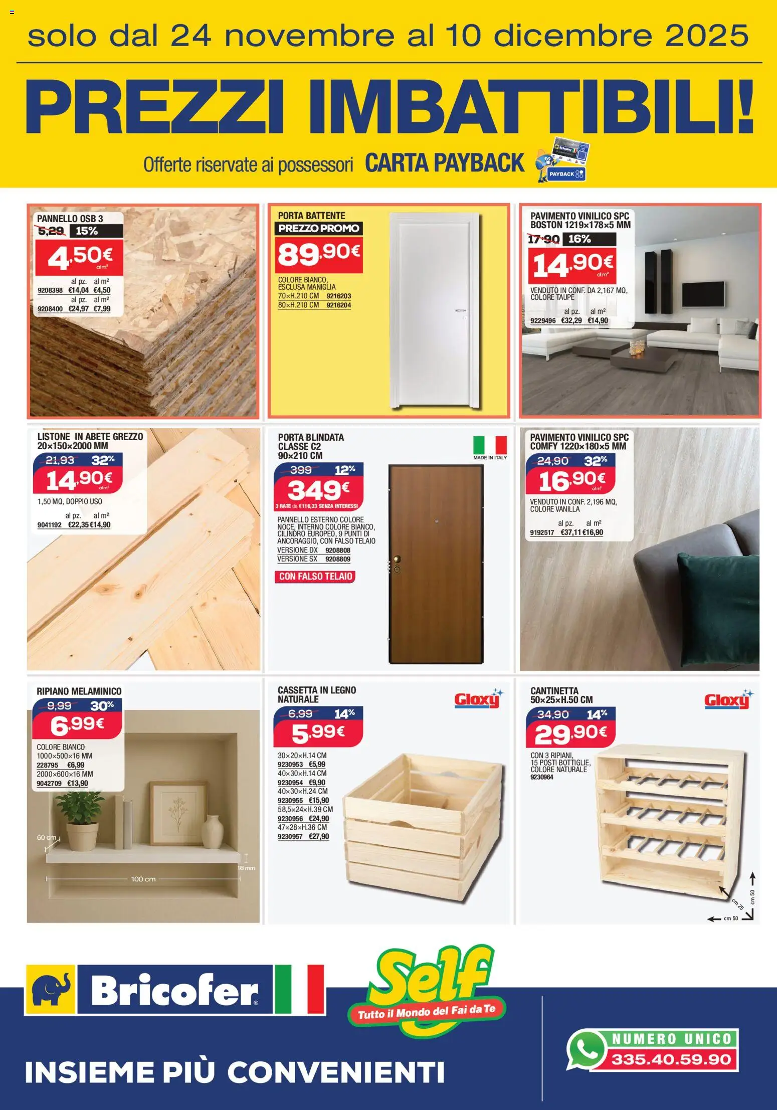 Volantino Self del 24.11.2025 | Pagina: 4 | Prodotti: Ripiano, Tè, Pavimento
