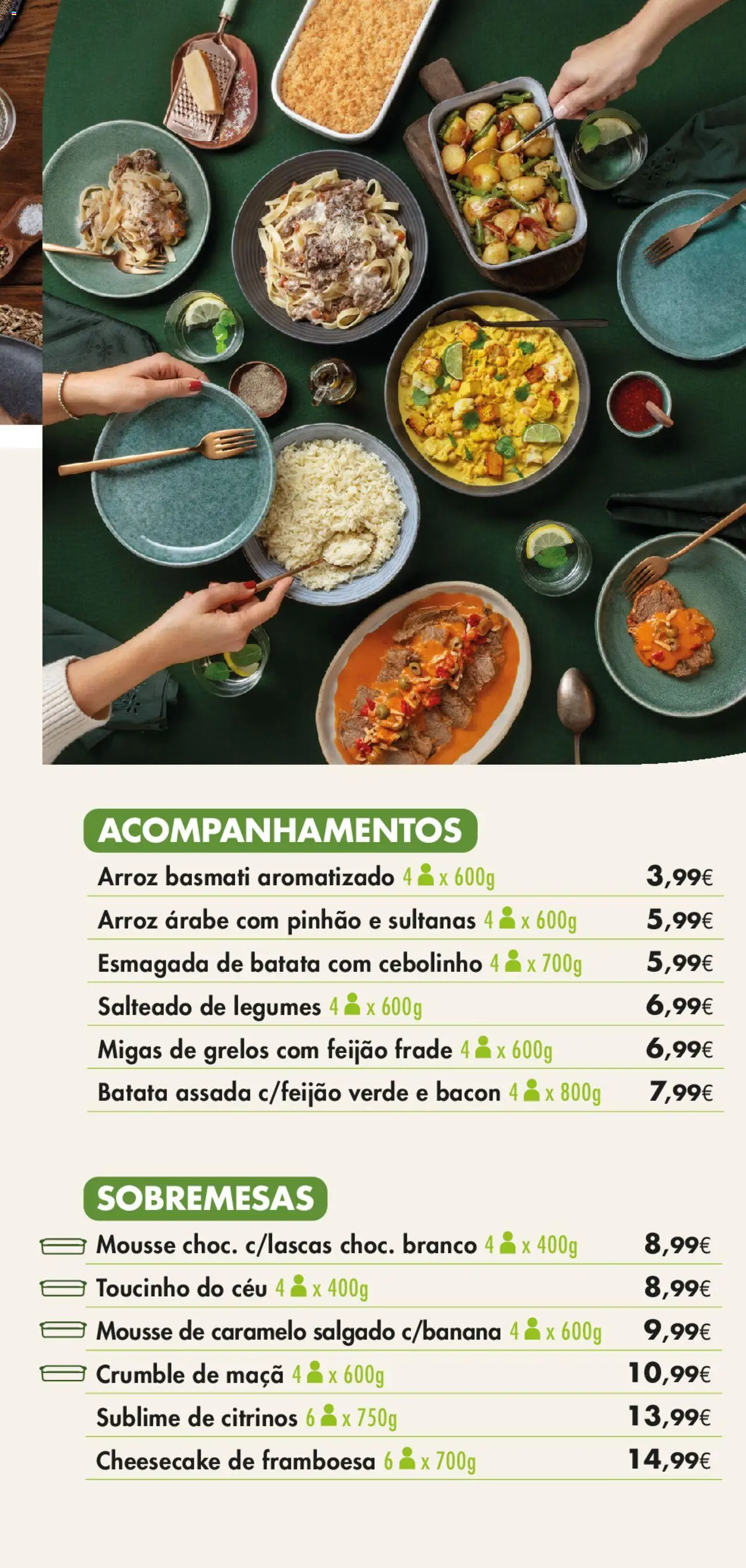 Pingo Doce - Catálogo-Menu do Chef │ válido de 21.02.2025 | Página: 4 | Produtos: Batata, Arroz basmati, Grelos, Arroz