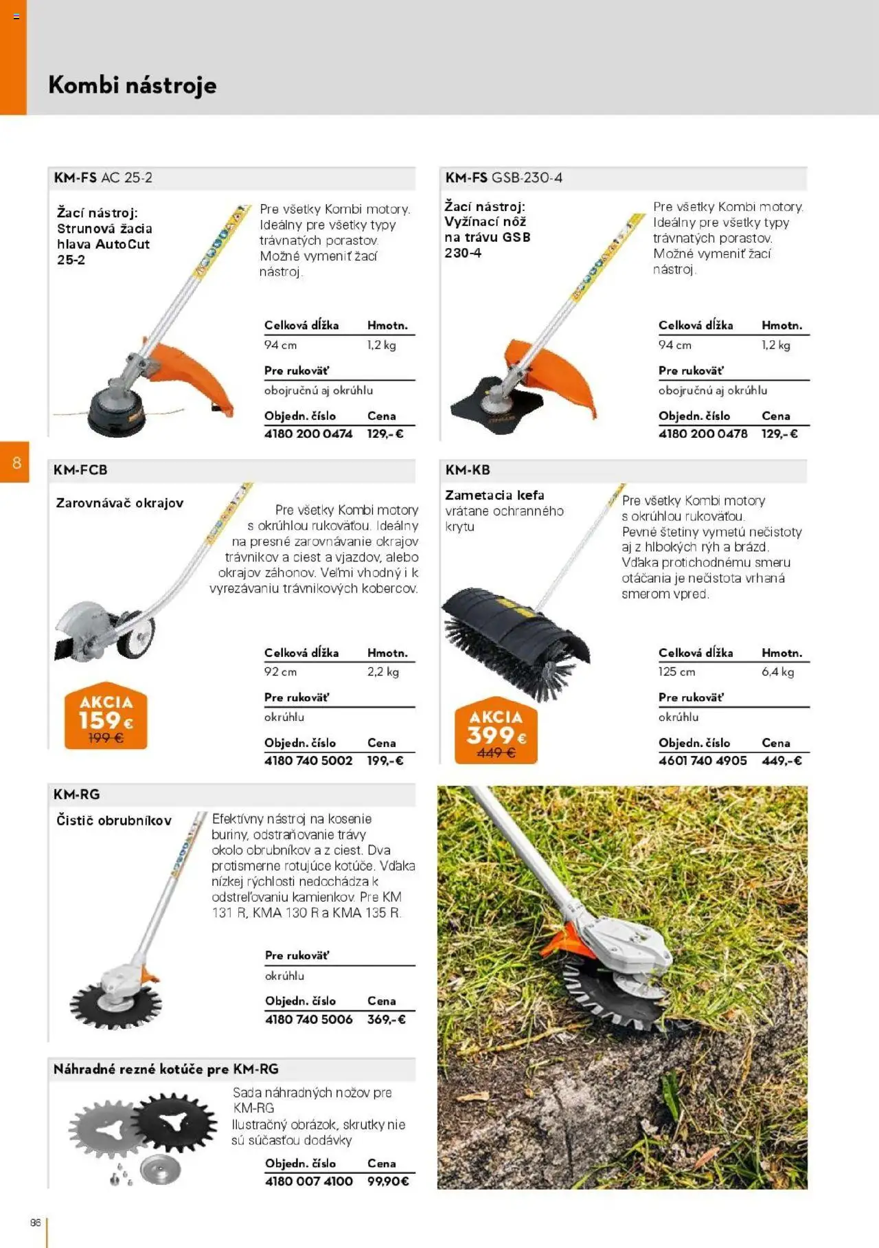 Nové STIHL akcie – leták je platný od 01.04.2025 | Strana: 86 | Produkty: Kefa