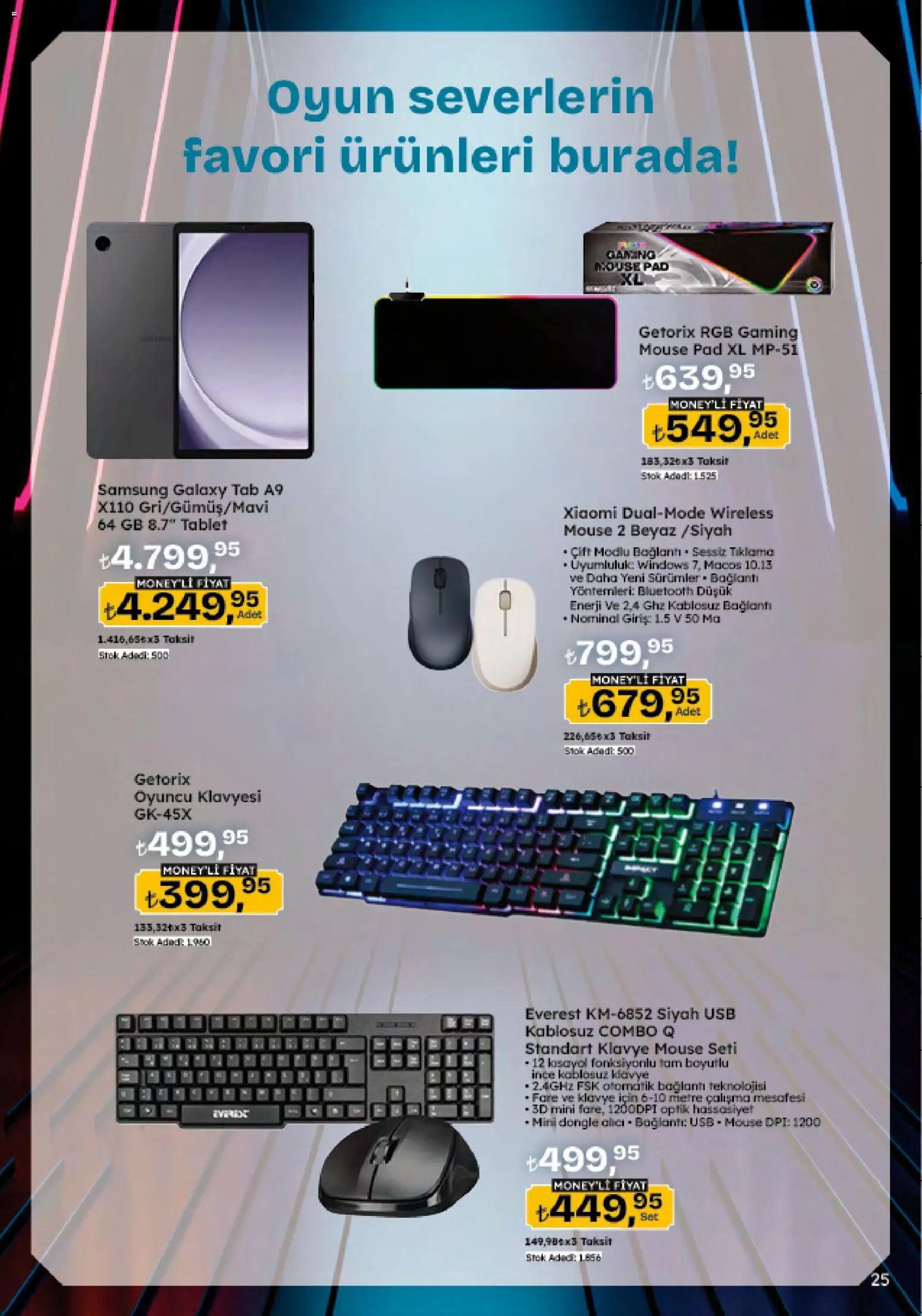 Migros Katalog - 5M Migroskop Dijital - 06.11.2025 tarihinden itibaren geçerlidir | Sayfa: 111 | Ürünler: Tablet, Fare, Oyun, USB