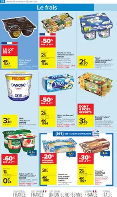  | Page: 32 | Produits: Yaourts, Poire, Yaourt à La Grecque, Lait