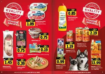 Fresh leták platný od 04.12.2025 | Strana: 9 | Produkty: Saláma, Vianočka, Krém