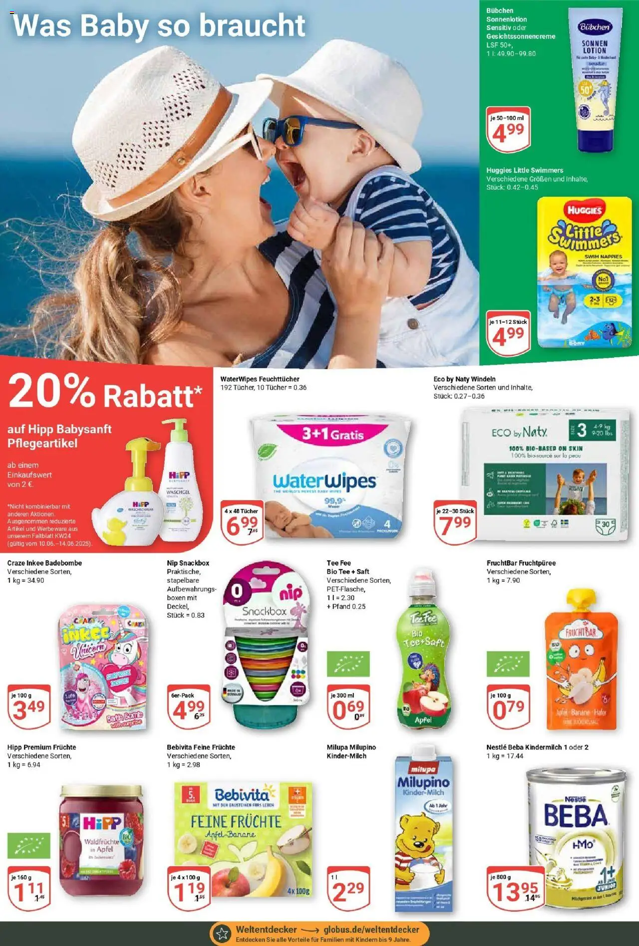 Globus prospekt Maintal-Dörnigheim	 - gültig ab dem 08.06.2025 | Seite: 19 | Produkte: Äpfel, Sonnenlotion, Saft, Tee