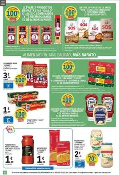 Vista previa E.Leclerc folleto válido desde el 08.04.2026 | Página: 8 | Productos: Aceite, Pasta, Aceite de oliva, Οθόνη προβολής