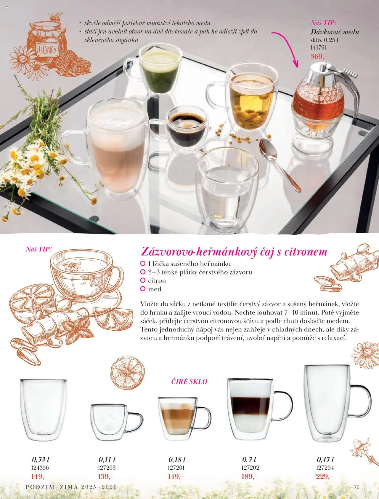 Orion katalog - Podzim/zima od 23.09.2025 | Strana: 71 | Produkty: Čaj, Med, Citron, Lžička