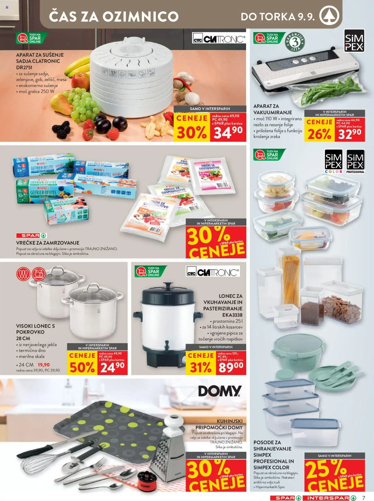 Spar katalog 35/25 │ velja od 27.08.2025 | Stran: 7 | Izdelki: Folija