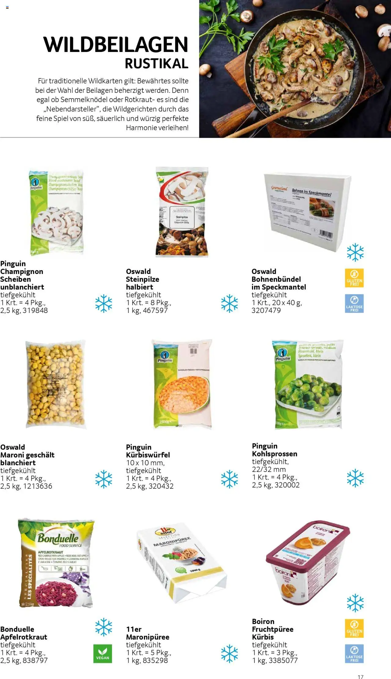 Transgourmet Highlight-Folder Wild gültig ab 26.08.2024 | Seite: 17 | Produkte: Kürbis, Spiel