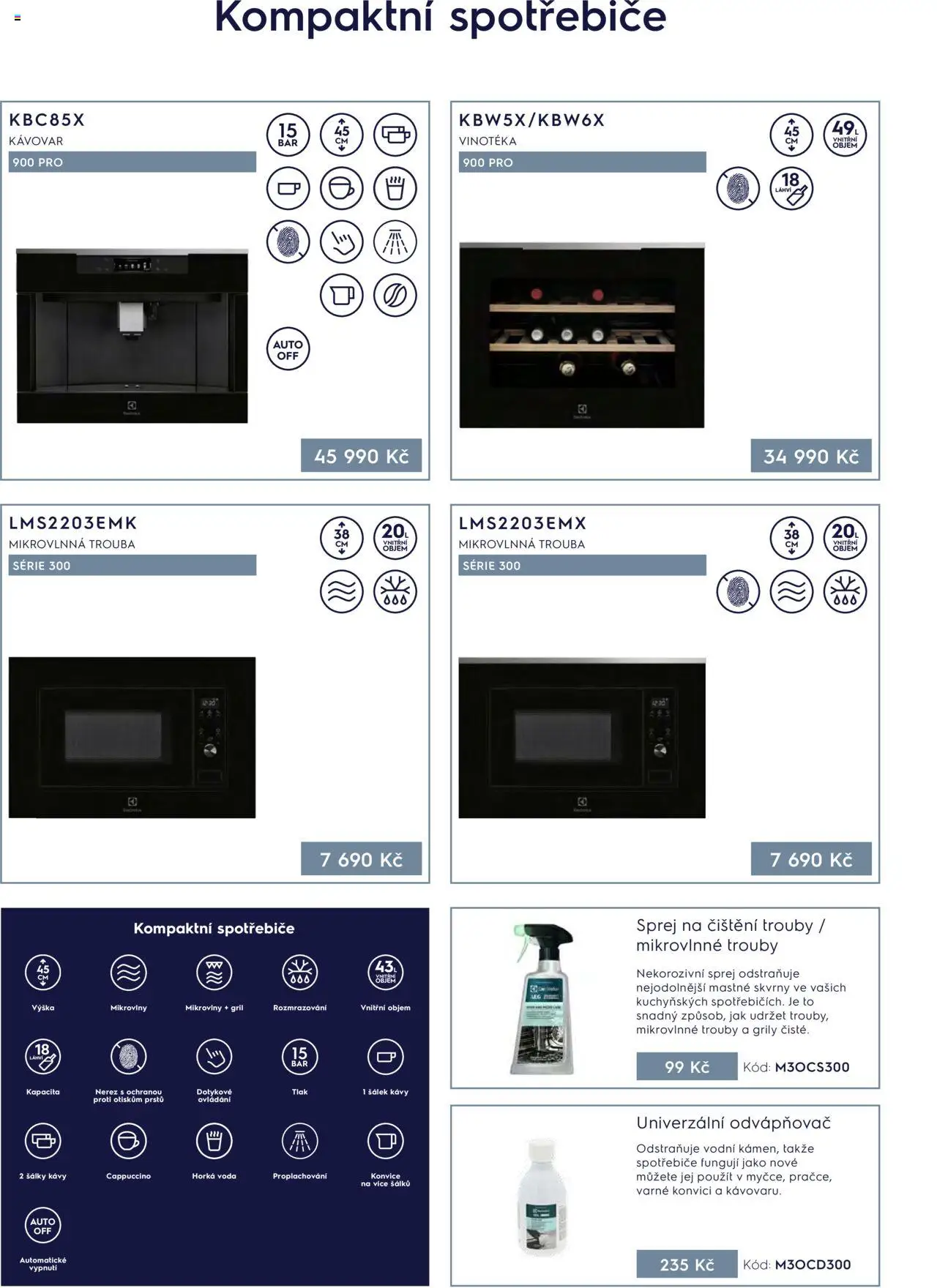 Möbelix leták - Electrolux od 01.04.2025 | Strana: 8 | Produkty: Voda, Gril, Konvice, Cappuccino