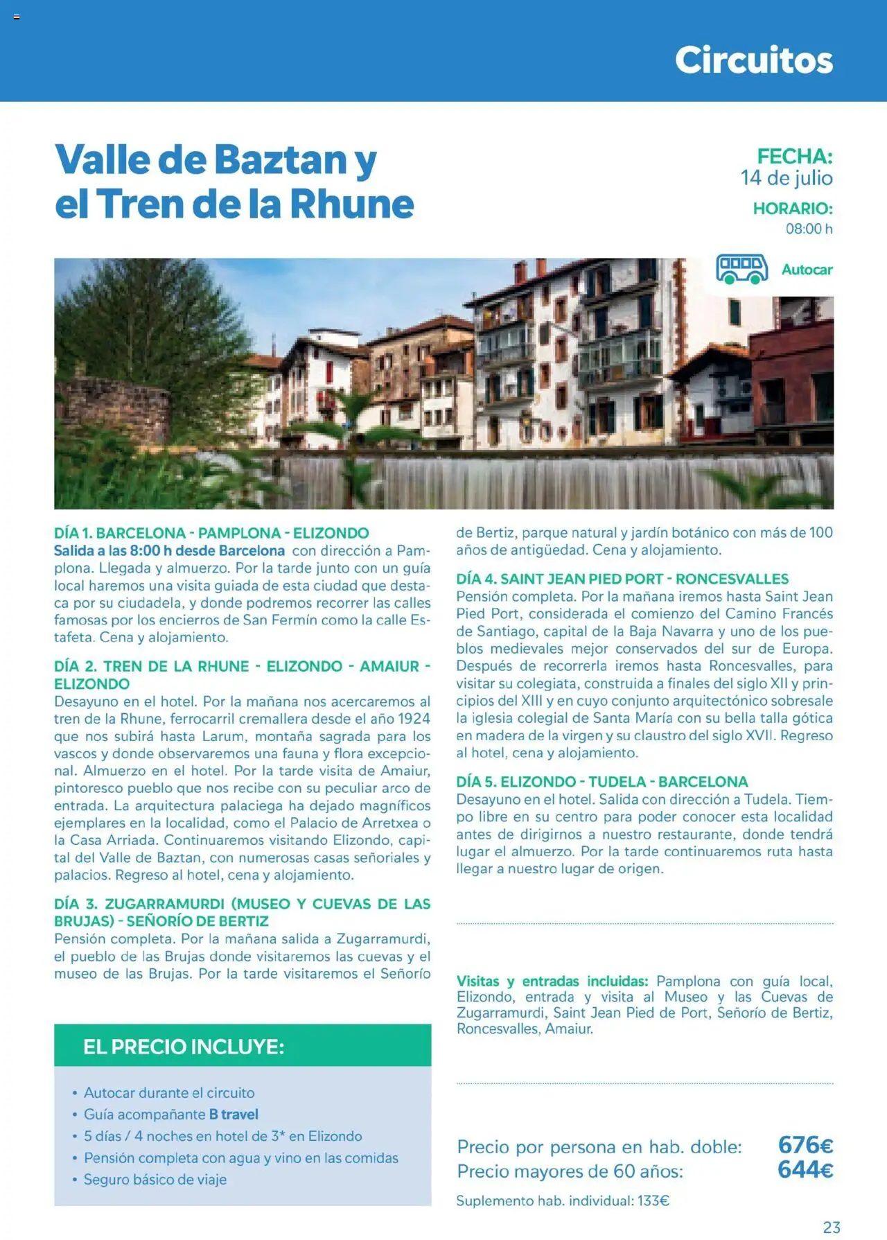 B the travel brand Viatges i Excursions │ válido desde el 01.05.2025 | Página: 23 | Productos: Vino