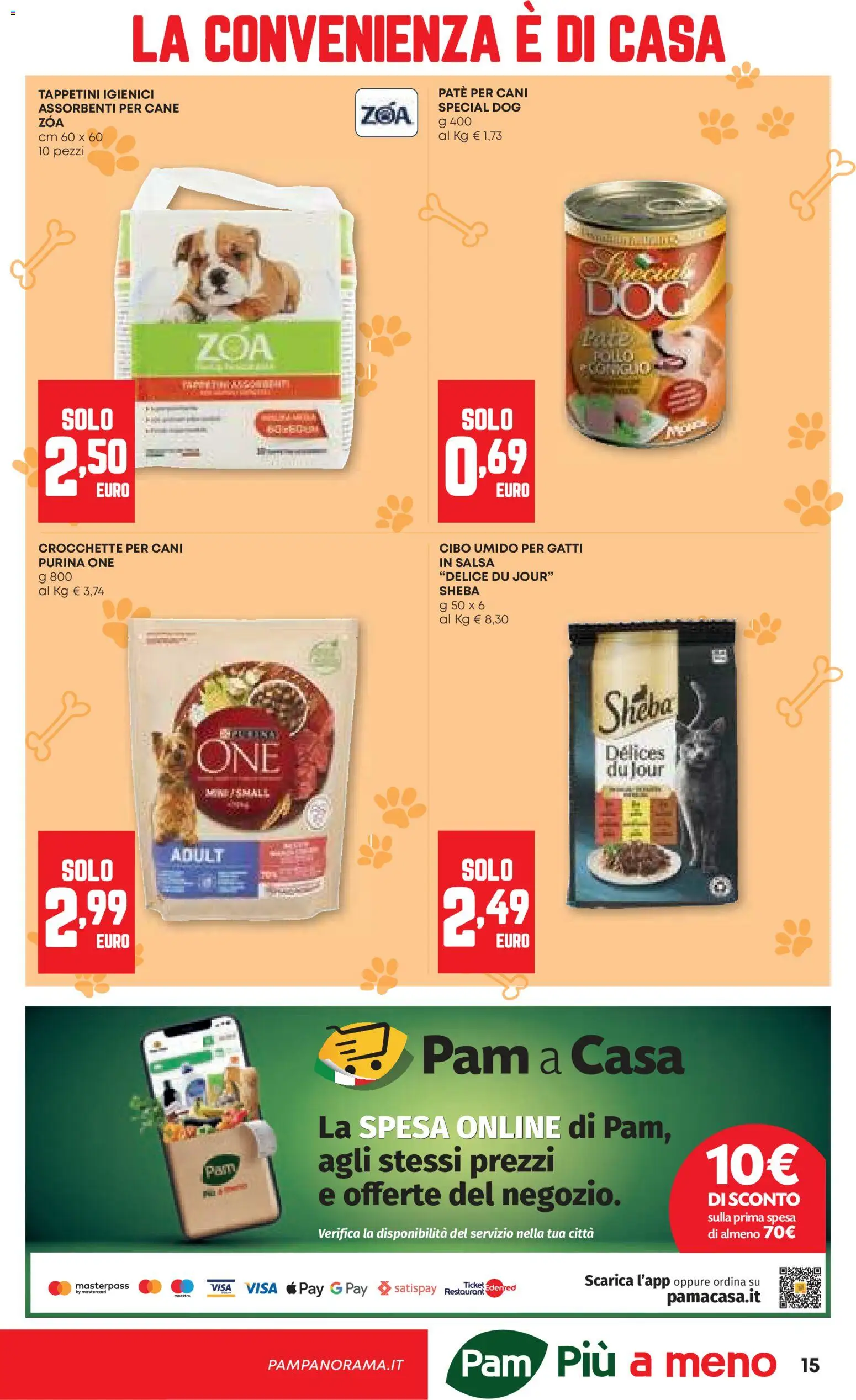 Volantino PAM del 20.11.2025 | Pagina: 15 | Prodotti: Paté, Salsa, Crocchette