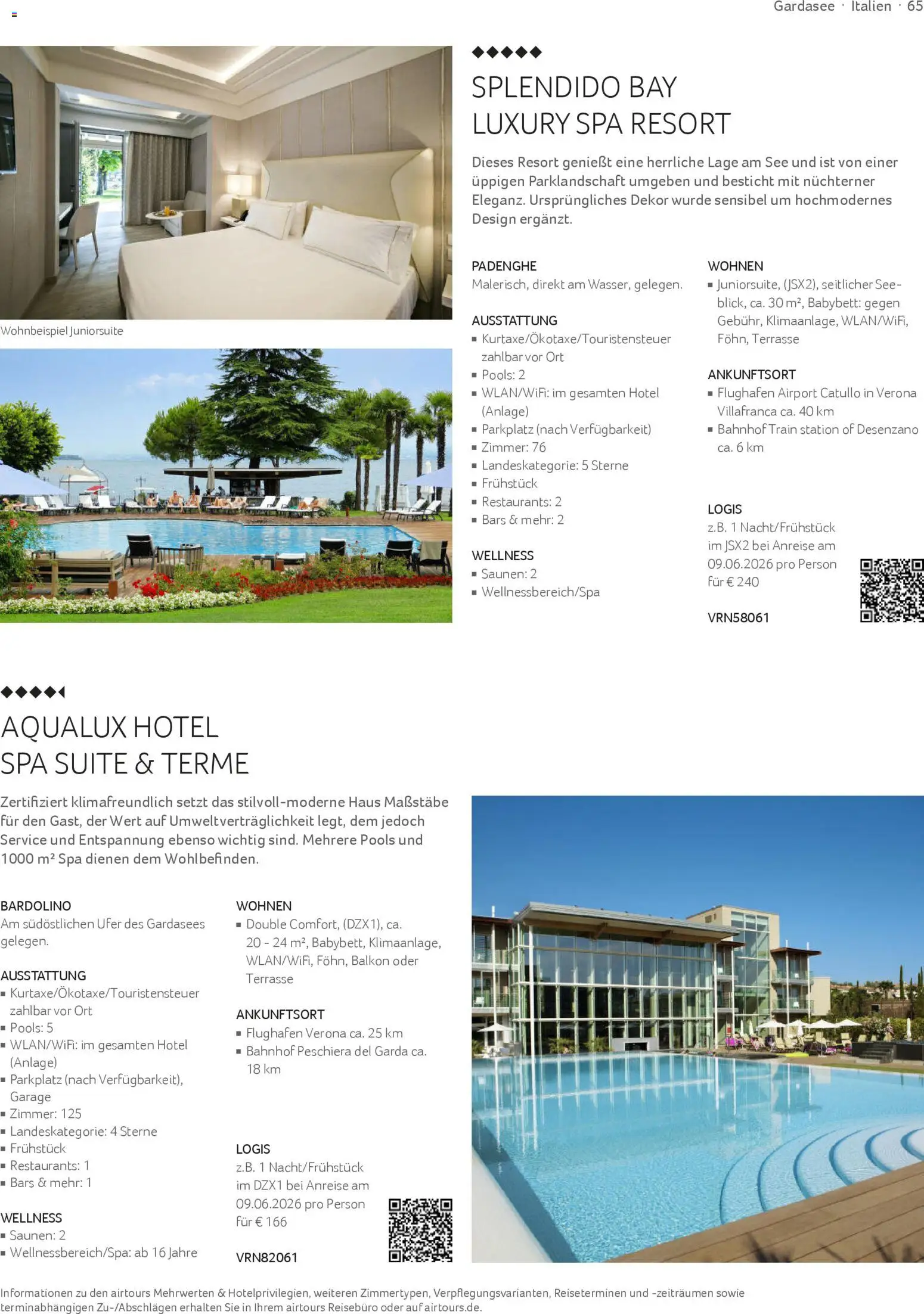 Aida Airtours Erstklassige Europareisen – gültig ab 30.10.2025 | Seite: 65 | Produkte: Babybett