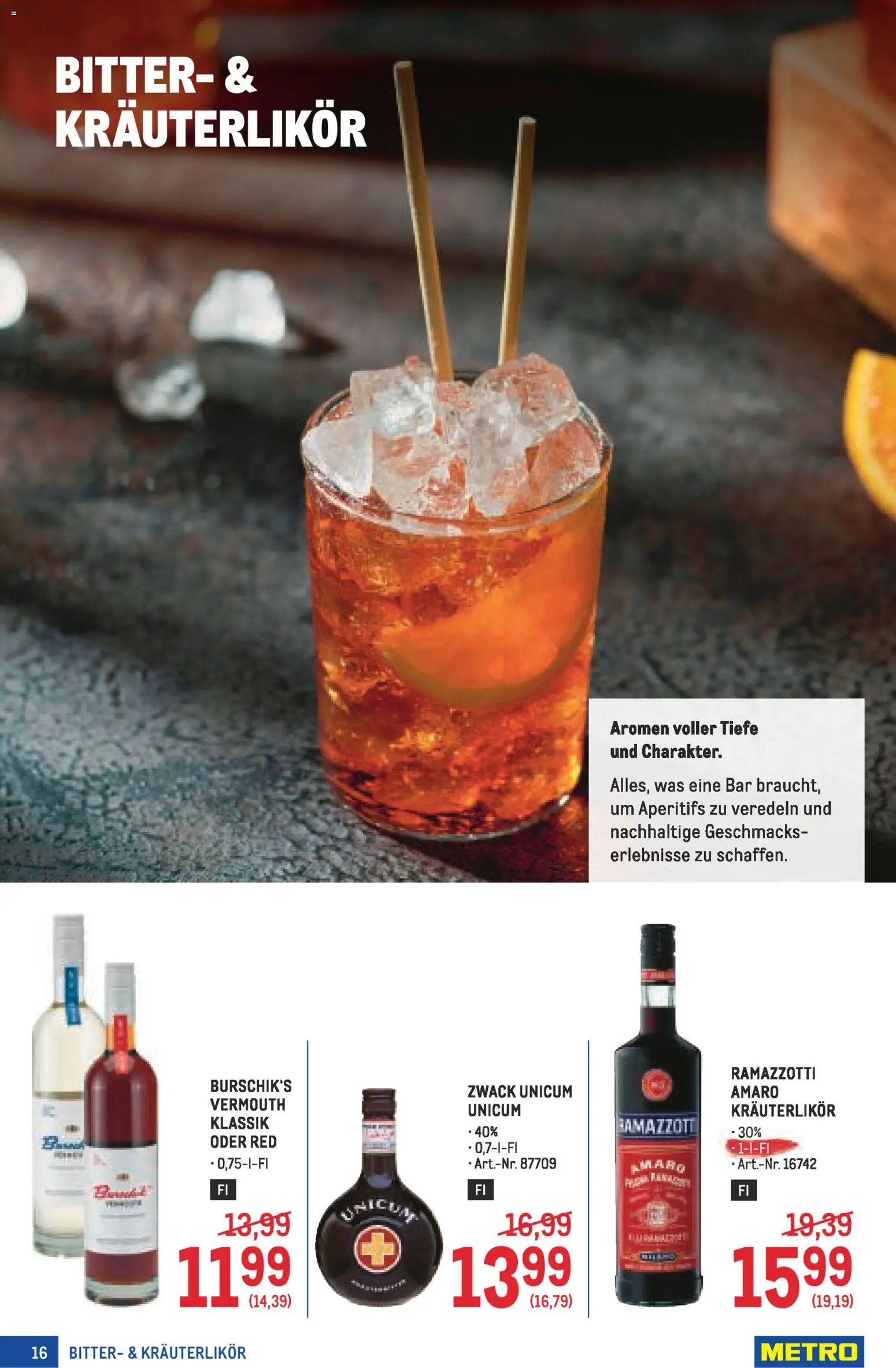 Metro  Wein und Spirituosen Spezial gültig ab 22.01.2026 | Seite: 16