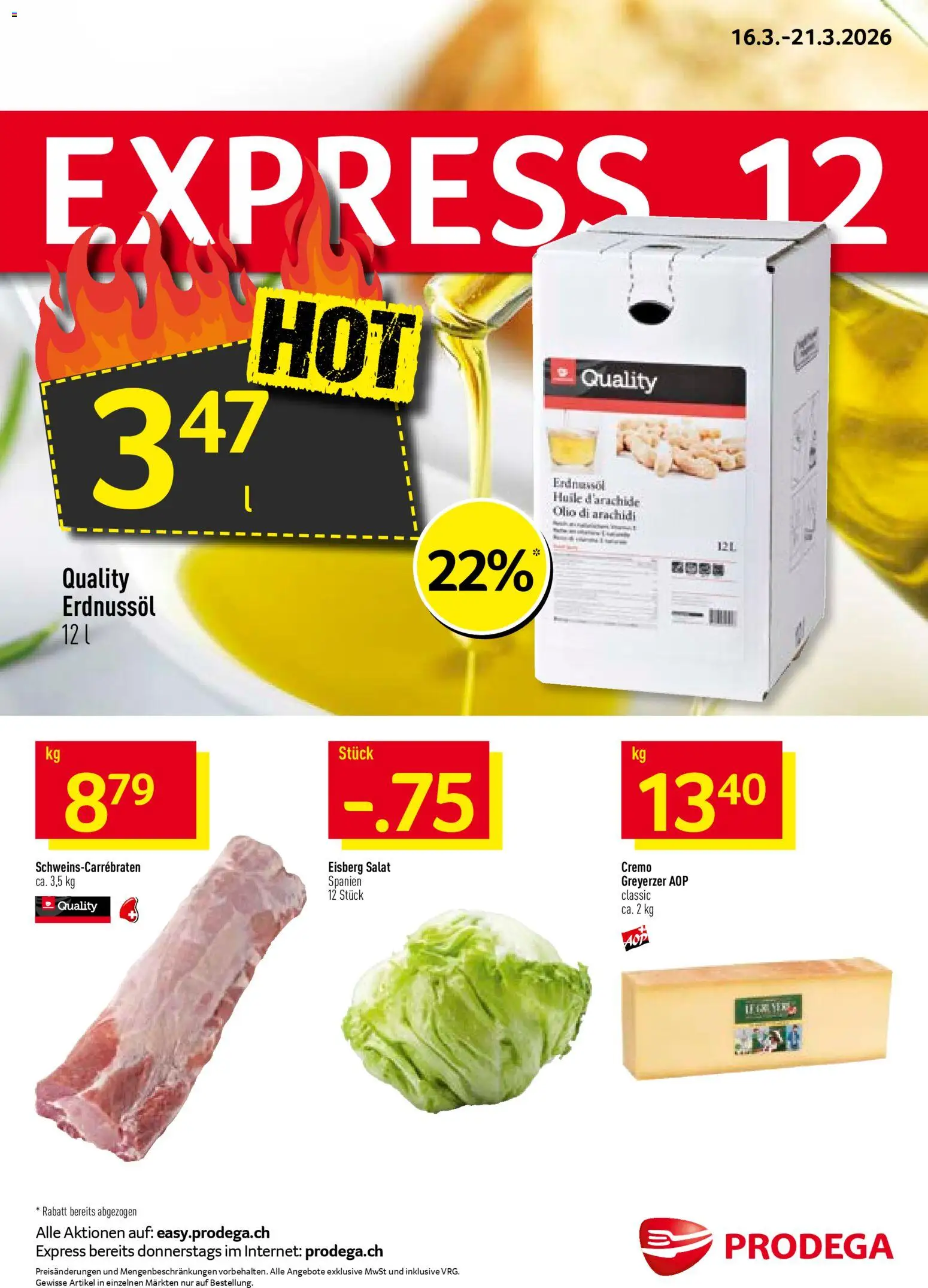 Prodega aktionen – gültig ab 16.03.2026 | Seite: 1 | Produkte: Salat