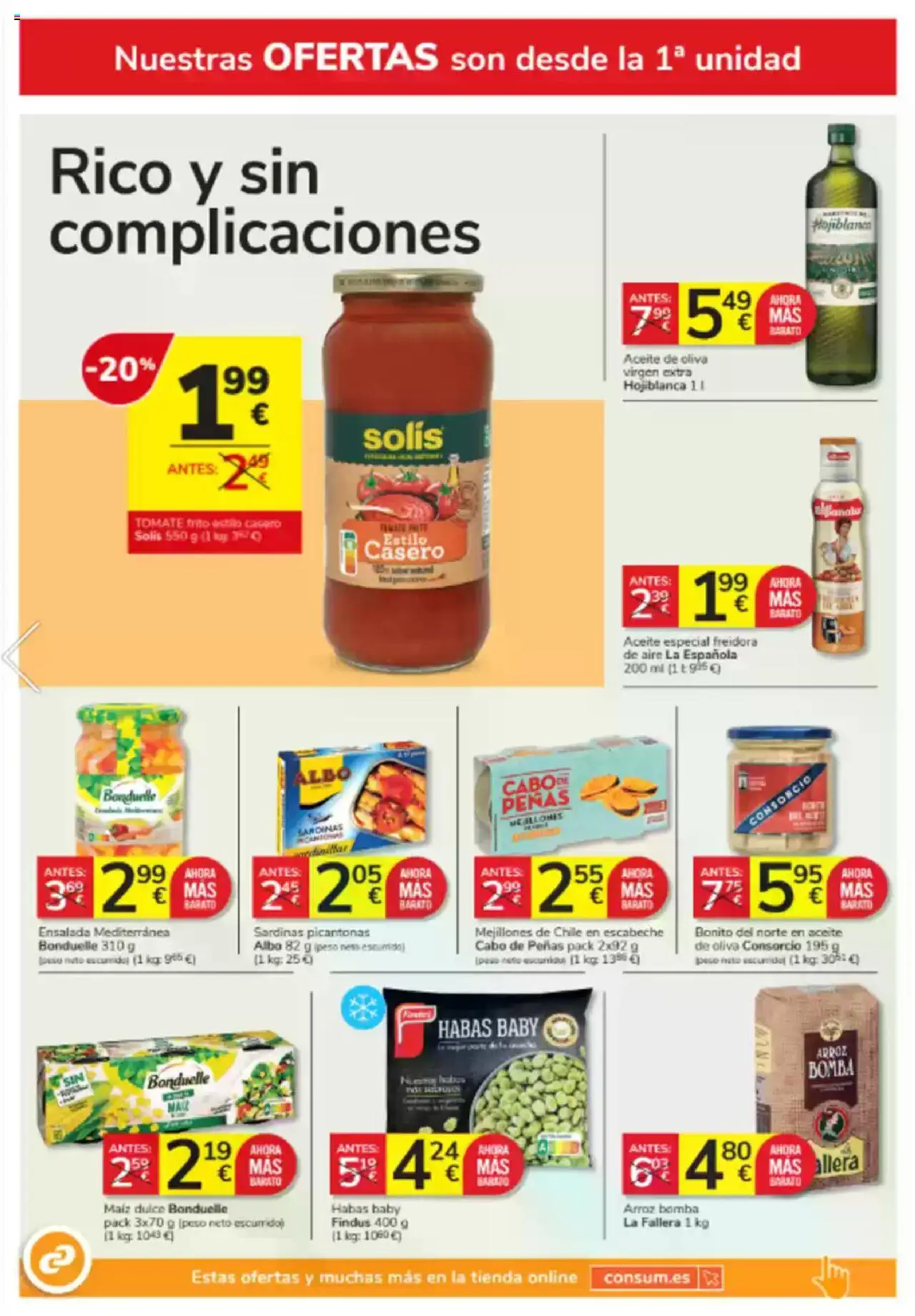 Consum folleto │ válido desde el 26.06.2025 | Página: 6 | Productos: Aceite de oliva, Ensalada, Aceite de oliva virgen extra, Peso