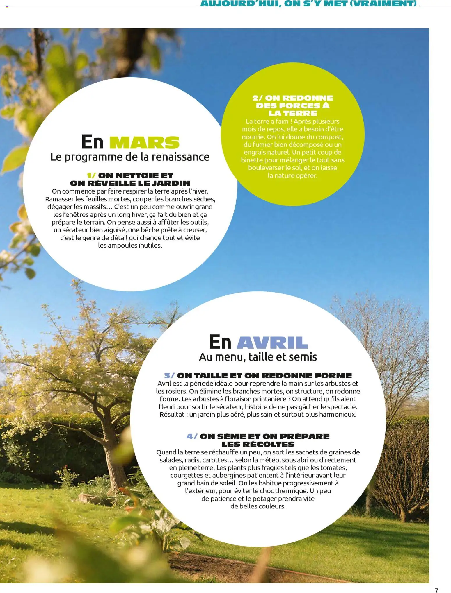 {H1} | Page: 7 | Produits: Le potager, Carottes, Sécateur