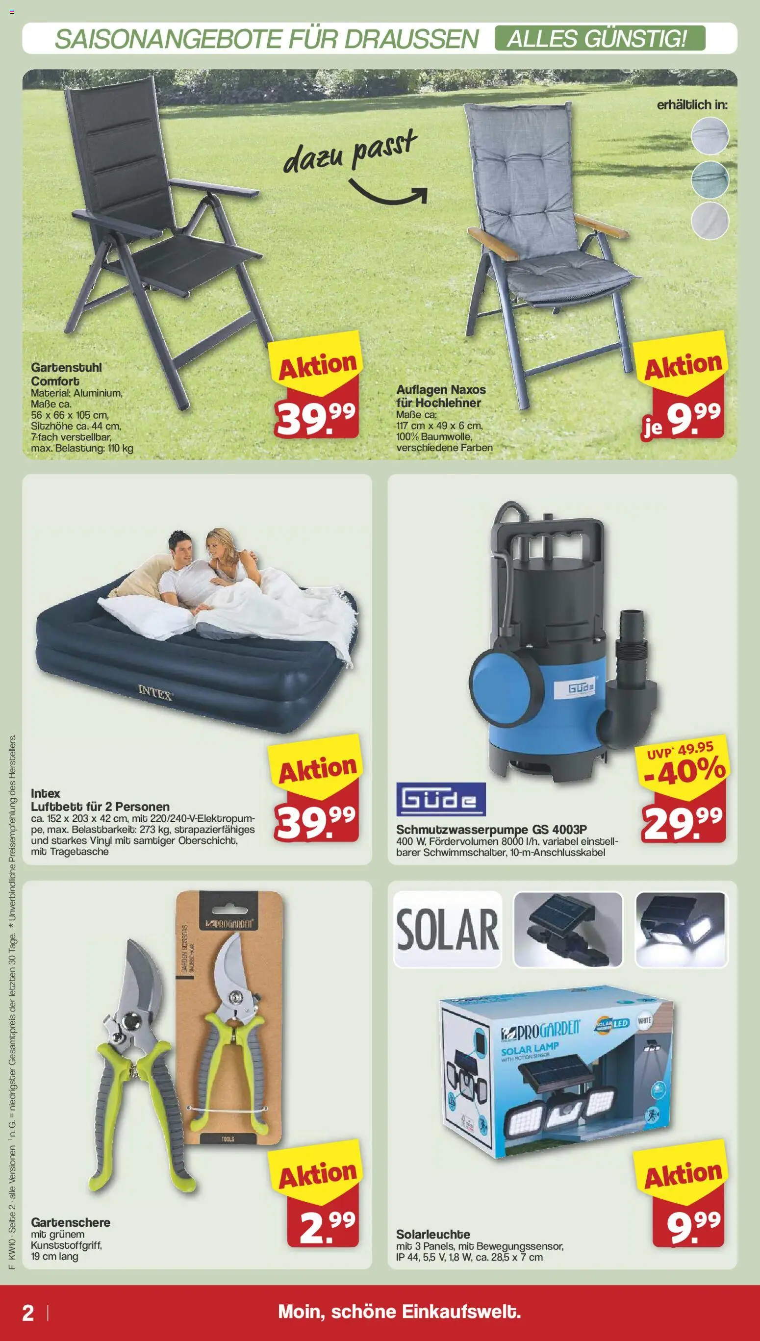 Famila Nordwest Garten-favoriten – gültig ab 02.03.2026 | Seite: 2 | Produkte: Solarleuchte