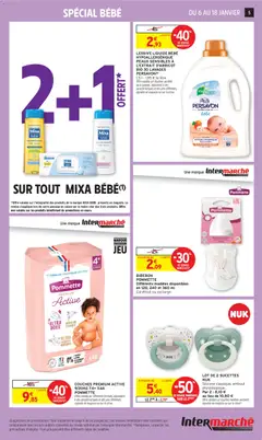 Intermarché - Prévisualisation de Intermarché catalogue semaine 2 valide à partir de 06.01.2026 | Page: 5 | Produits: Abricot, Couches premium active, Eau thermale, Lessive