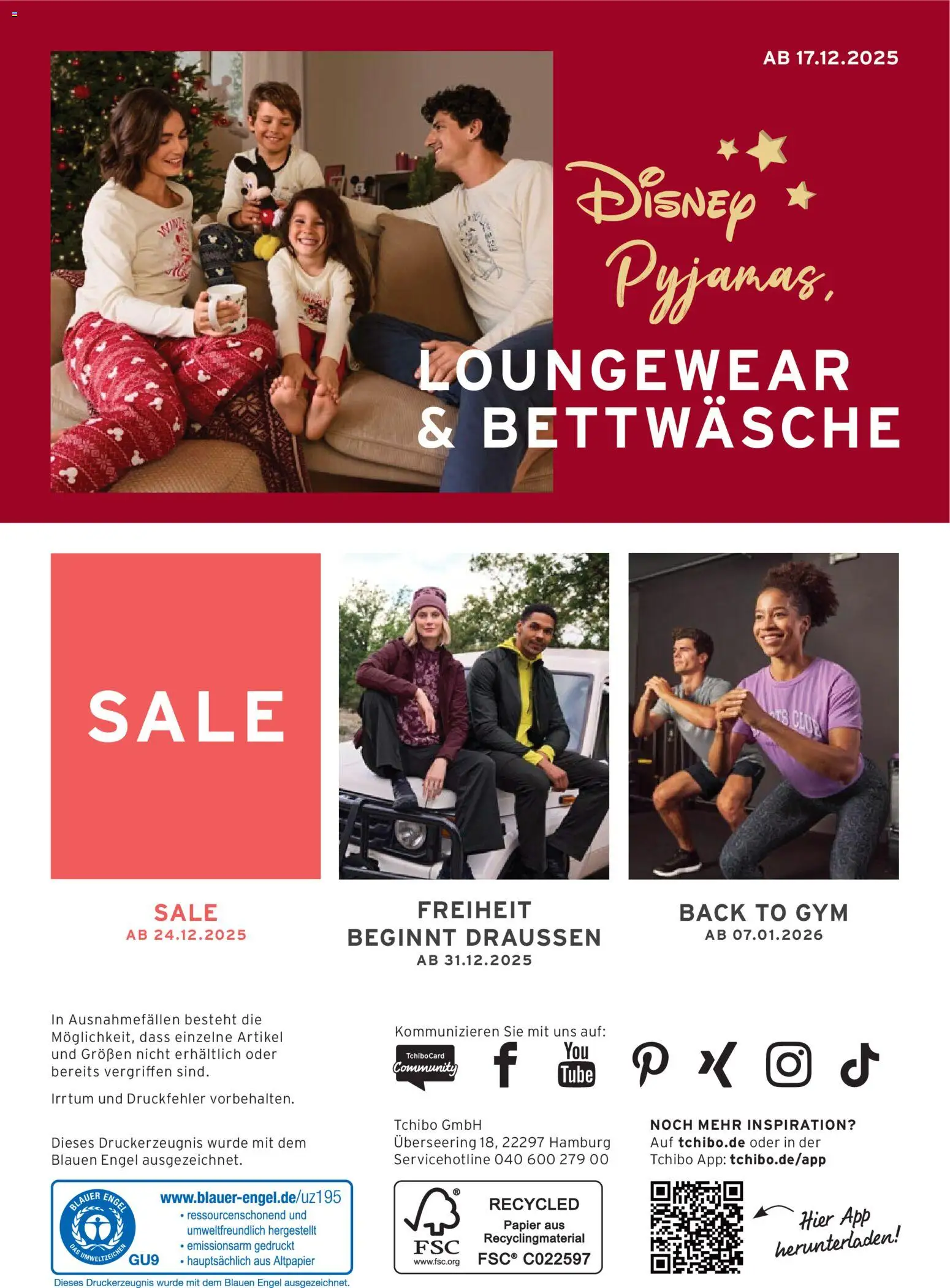 Prospekt Tchibo Freude für Alle – gültig ab 10.12.2025 | Seite: 39 | Produkte: Bettwäsche