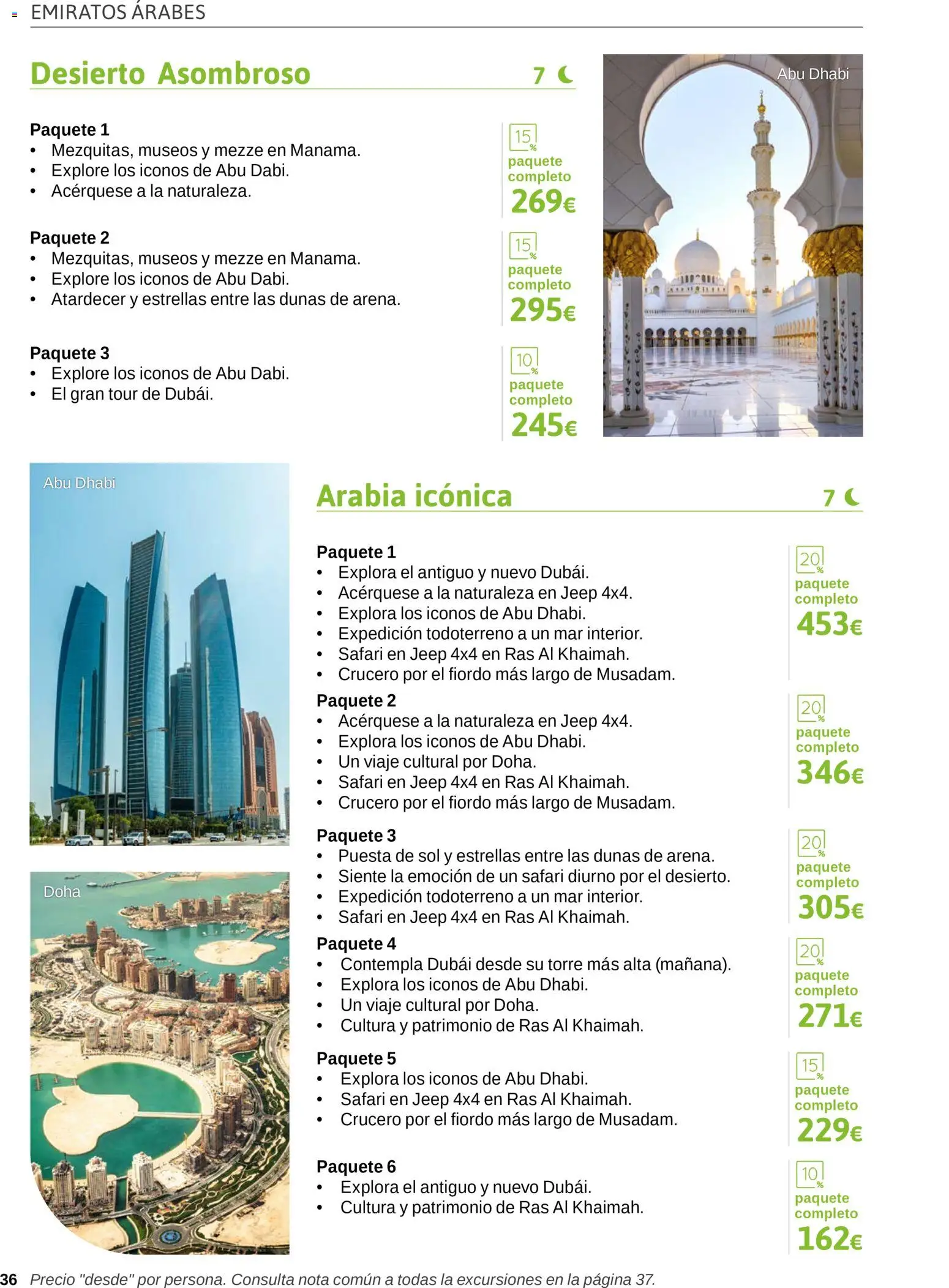 Viajes El Corte Inglés Excursiones Cruceros │ válido desde el 18.03.2026 | Página: 36