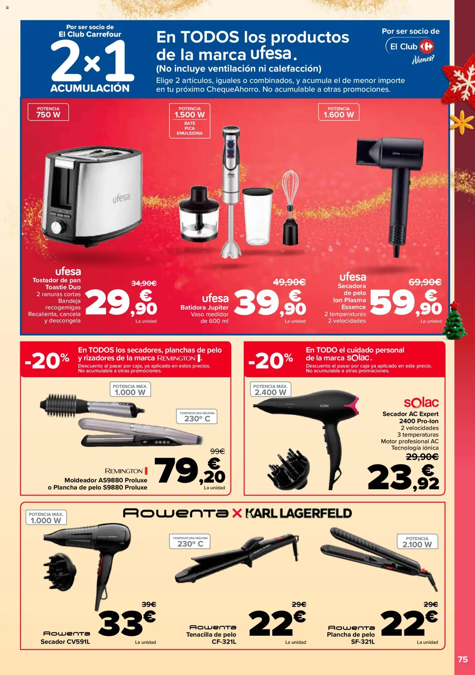 Carrefour folleto │ válido desde el 12.12.2025 | Página: 89 | Productos: Pan, Secadora, Tostador, Caja