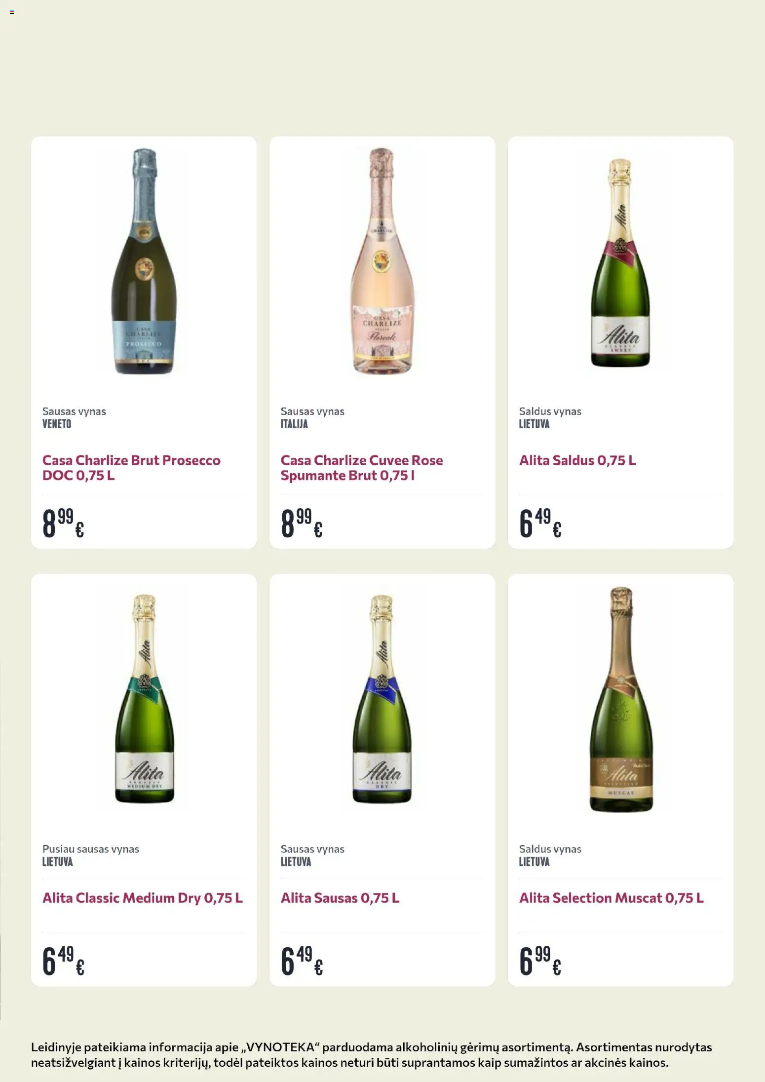 VYNOTEKA akcijos nuo 17.11.2025 | Puslapis: 17 | Prekių: Vynas