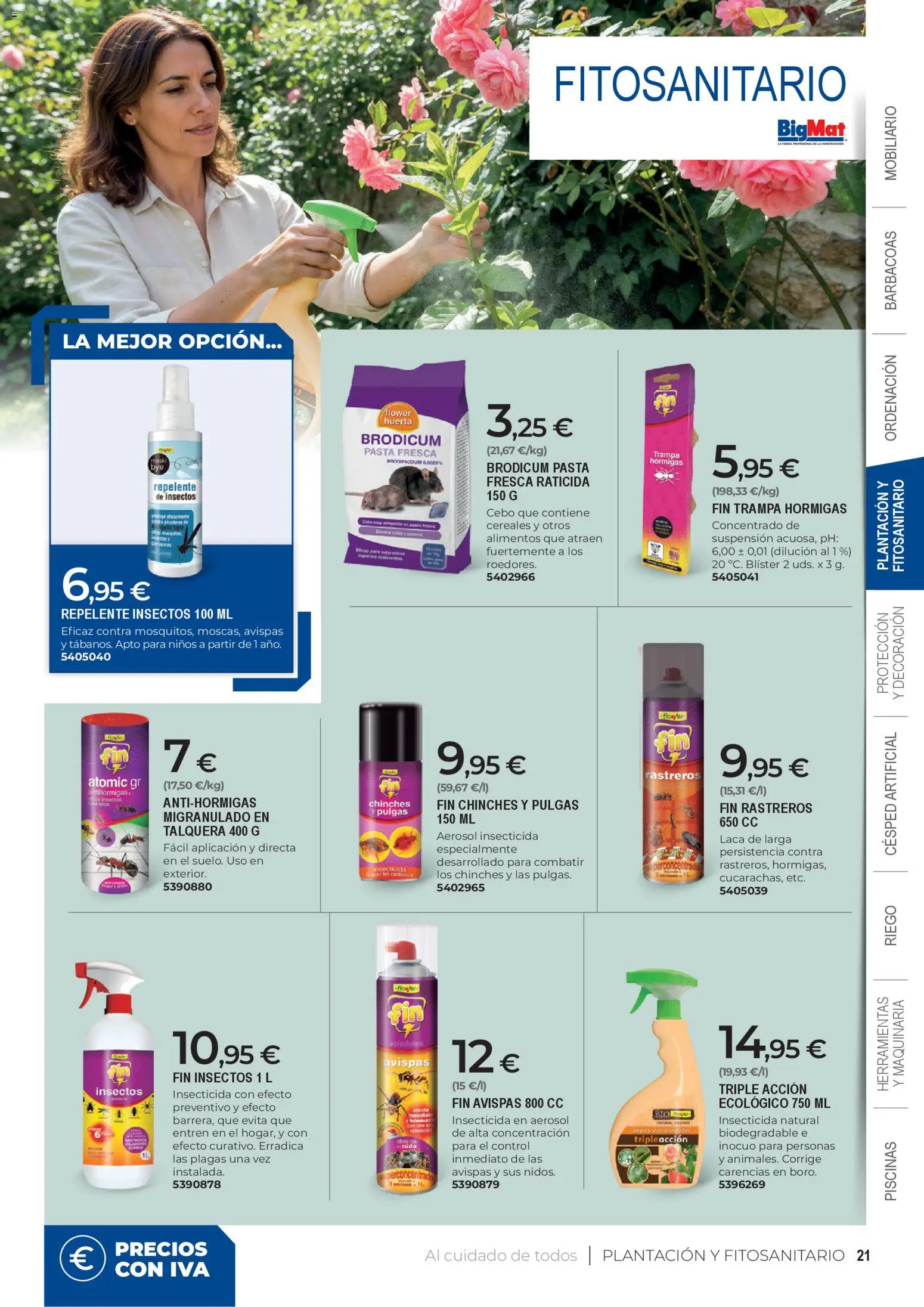 BigMat - Jardin y Piscinas 2026 │ válido desde el 23.03.2026 | Página: 21 | Productos: Cereales, Pasta, Κούβα