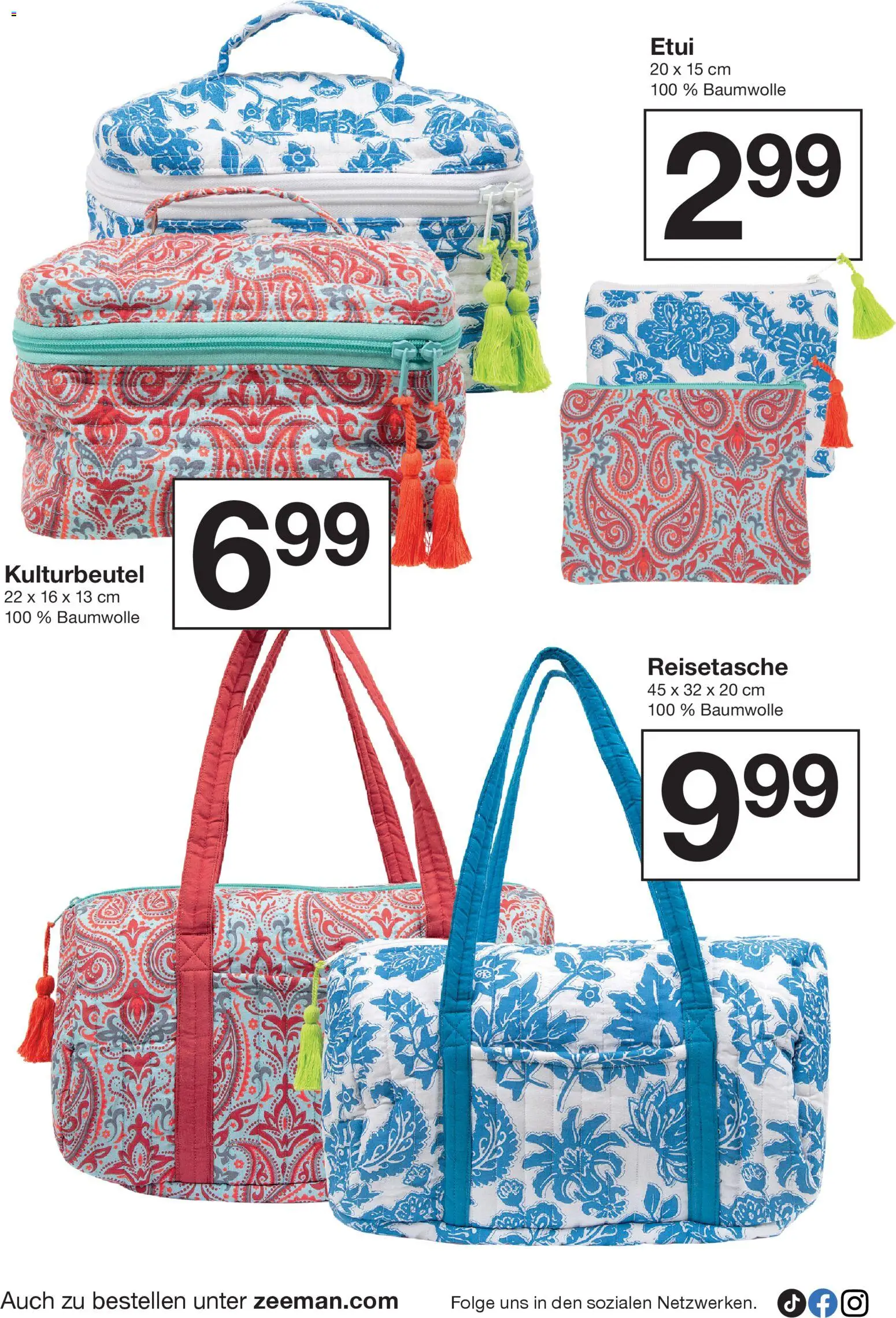 Zeeman Prospekt 	 – gültig ab 21.03.2026 | Seite: 32 | Produkte: Reisetasche