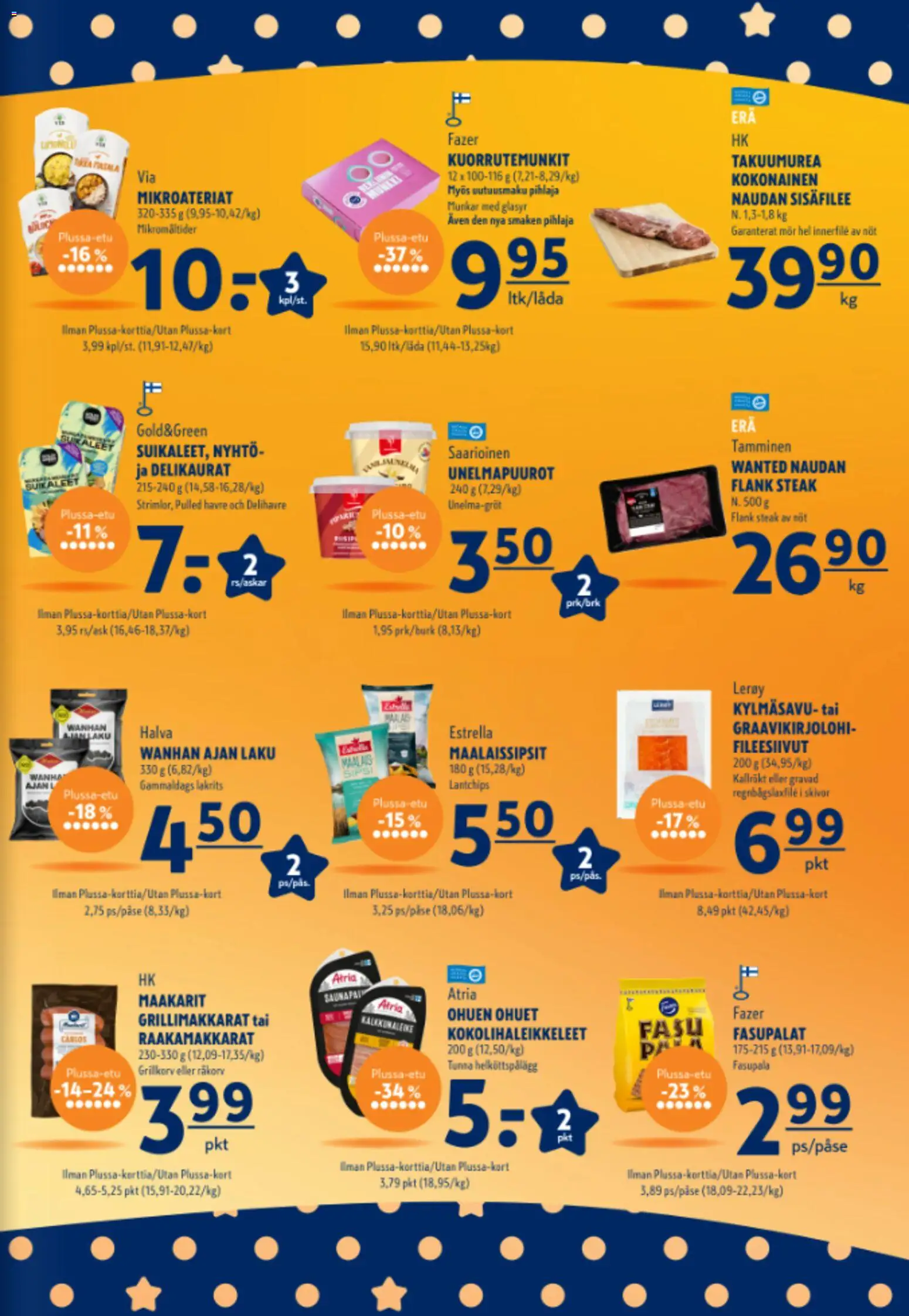K-Supermarket tarjoukset – voimassa 23.10.2025 alkaen | Sivu: 3 | Tuotteet: Kokonainen