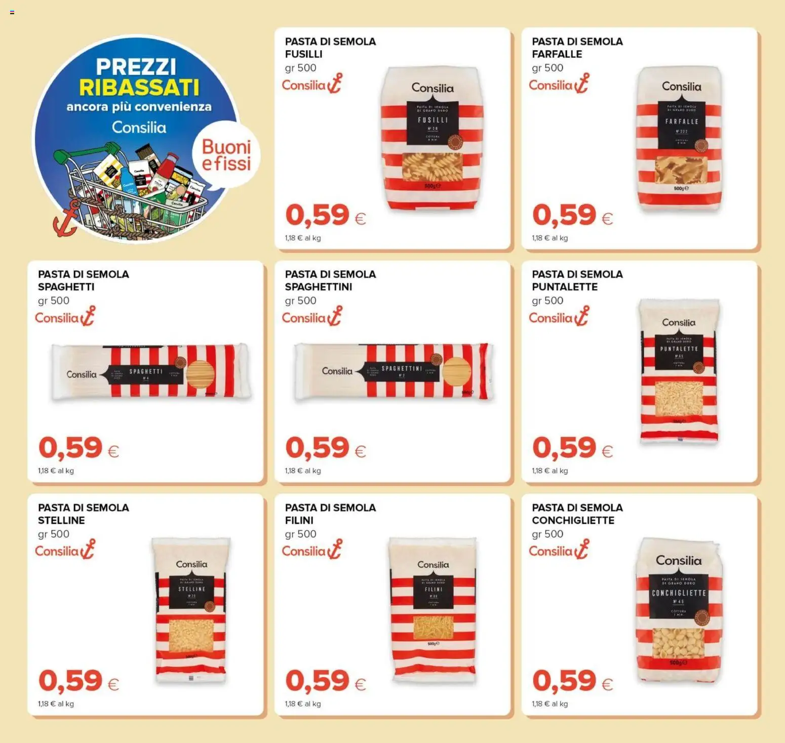 Volantino Tigre del 01.01.2026 | Pagina: 14 | Prodotti: Pasta, Fusilli