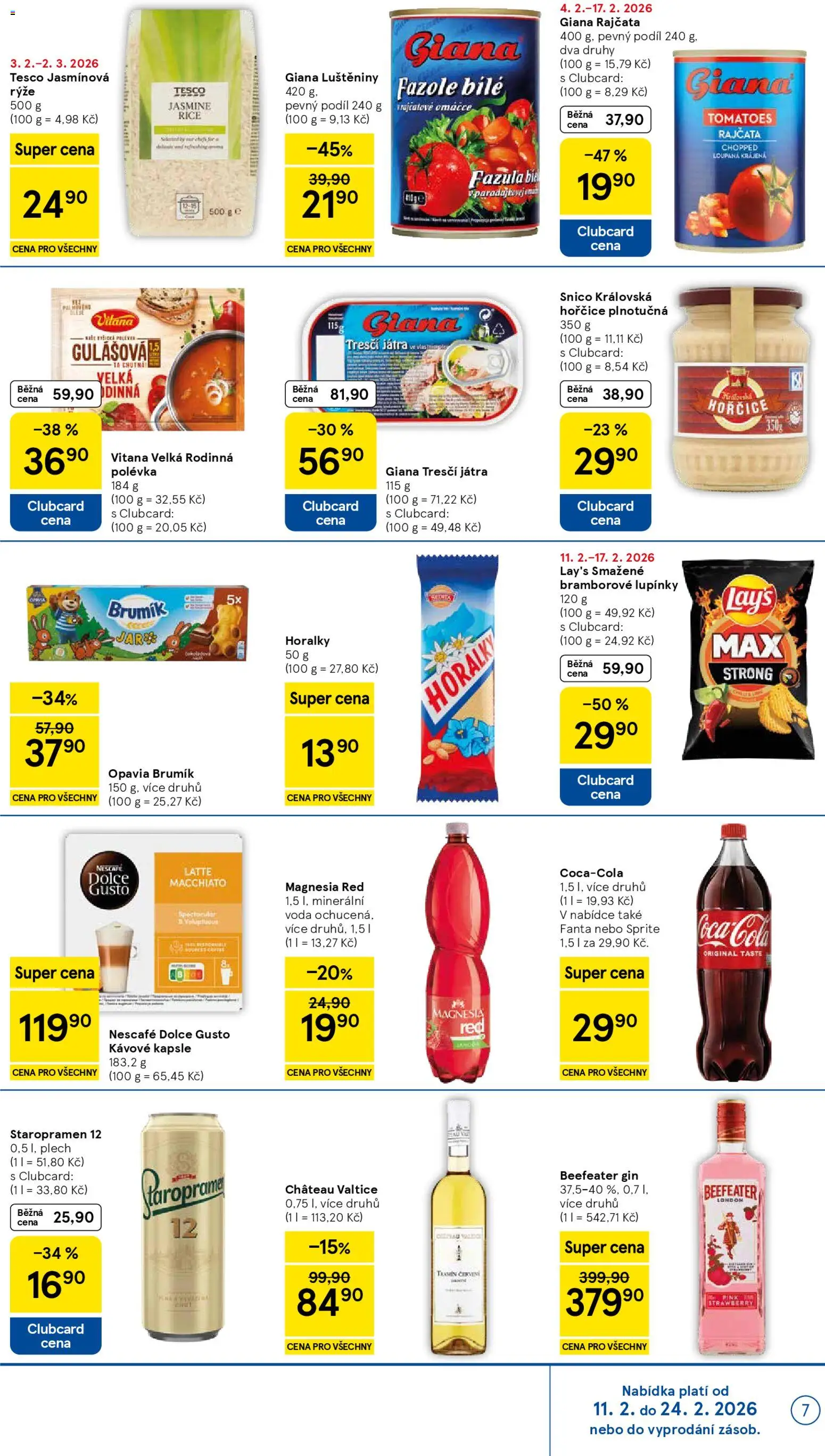 Tesco leták - Supermarket od 11.02.2026 | Strana: 7