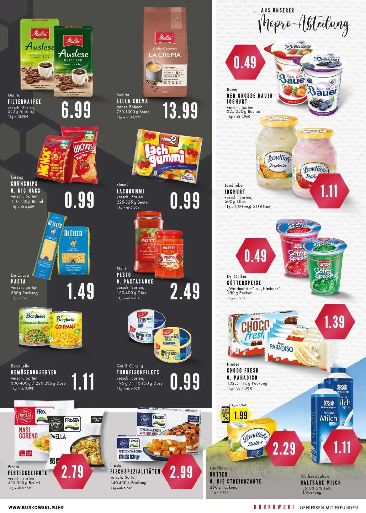 Edeka prospekt Essen	 - gültig ab dem 20.07.2025 | Seite: 7 | Produkte: Melitta, Milch, Frosta, Pasta
