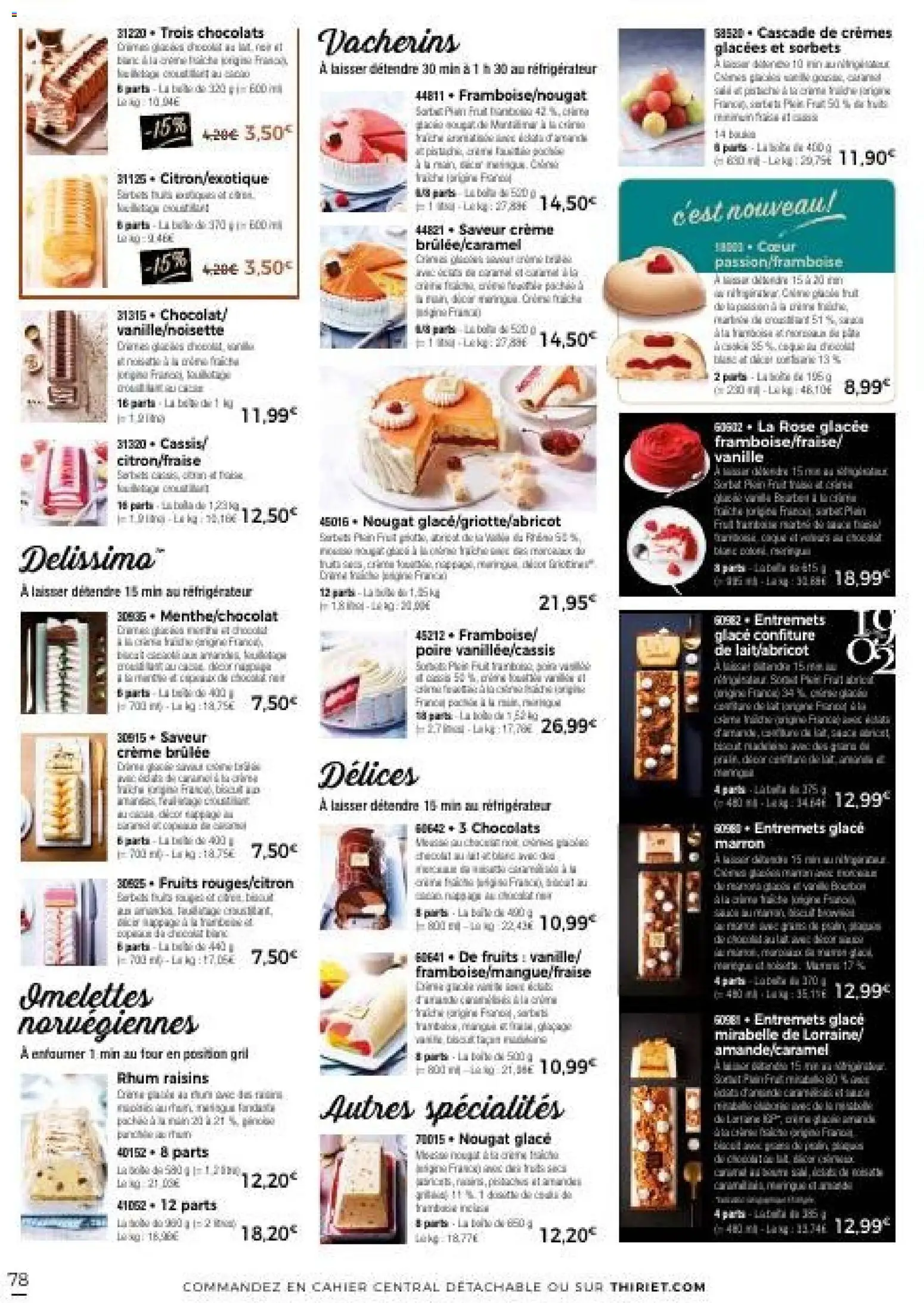 {H1} | Page: 78 | Produits: Framboise, Réfrigérateur, Four, Nougat